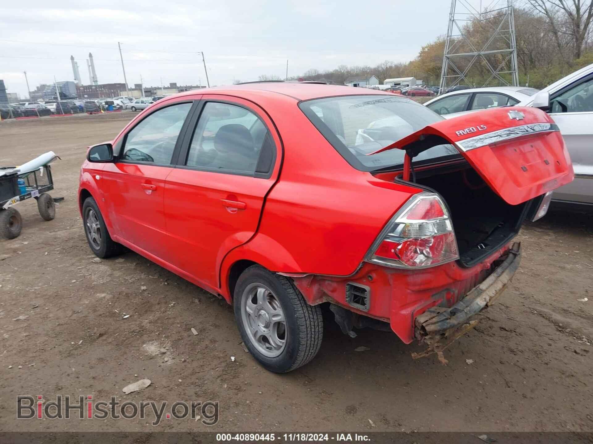 2008 CHEVROLET AVEO - VIN: KL1TD56618B052786 - Фото 3