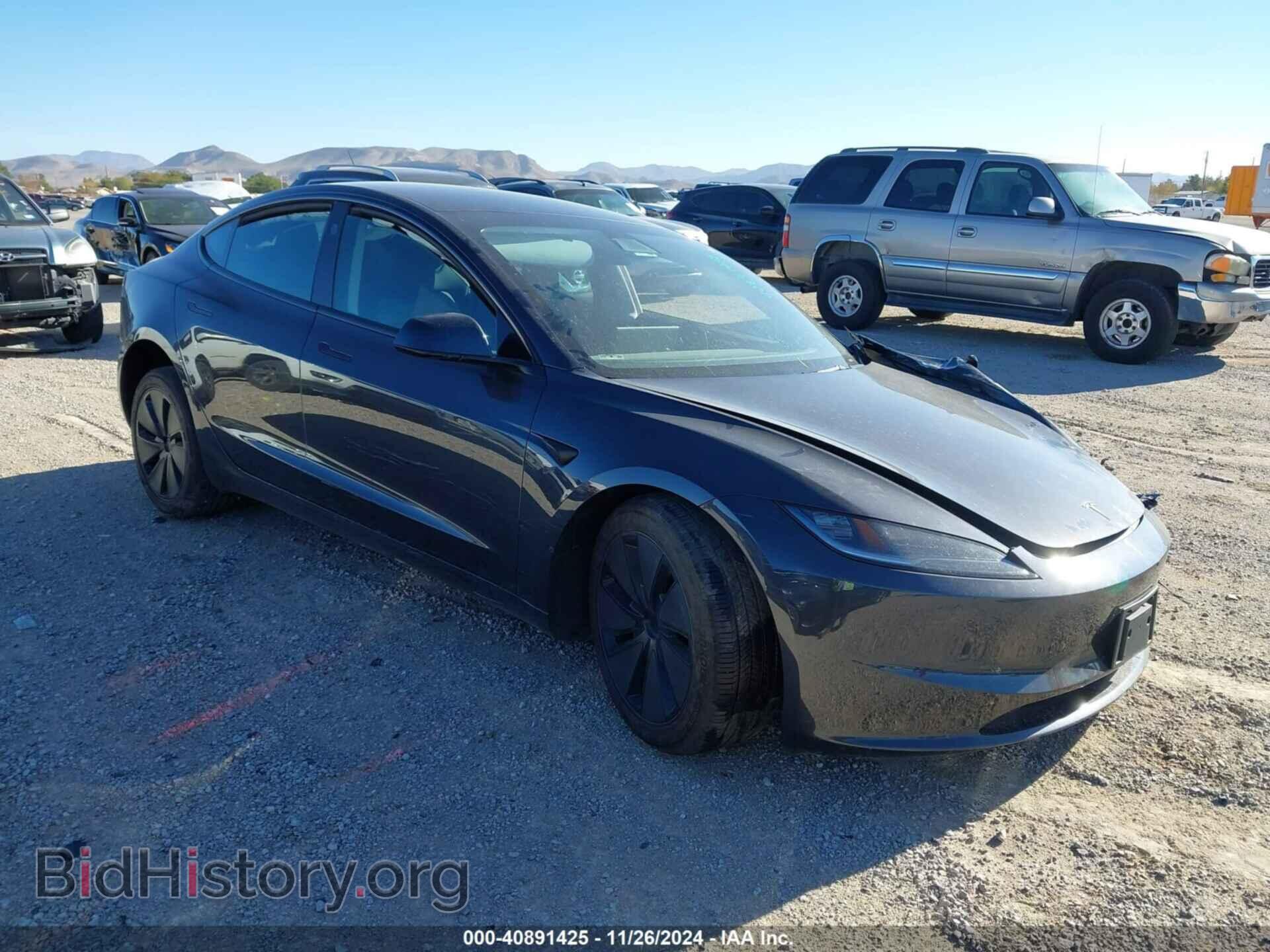 Photo 5YJ3E1EA1RF784449 - TESLA MODEL 3 2024