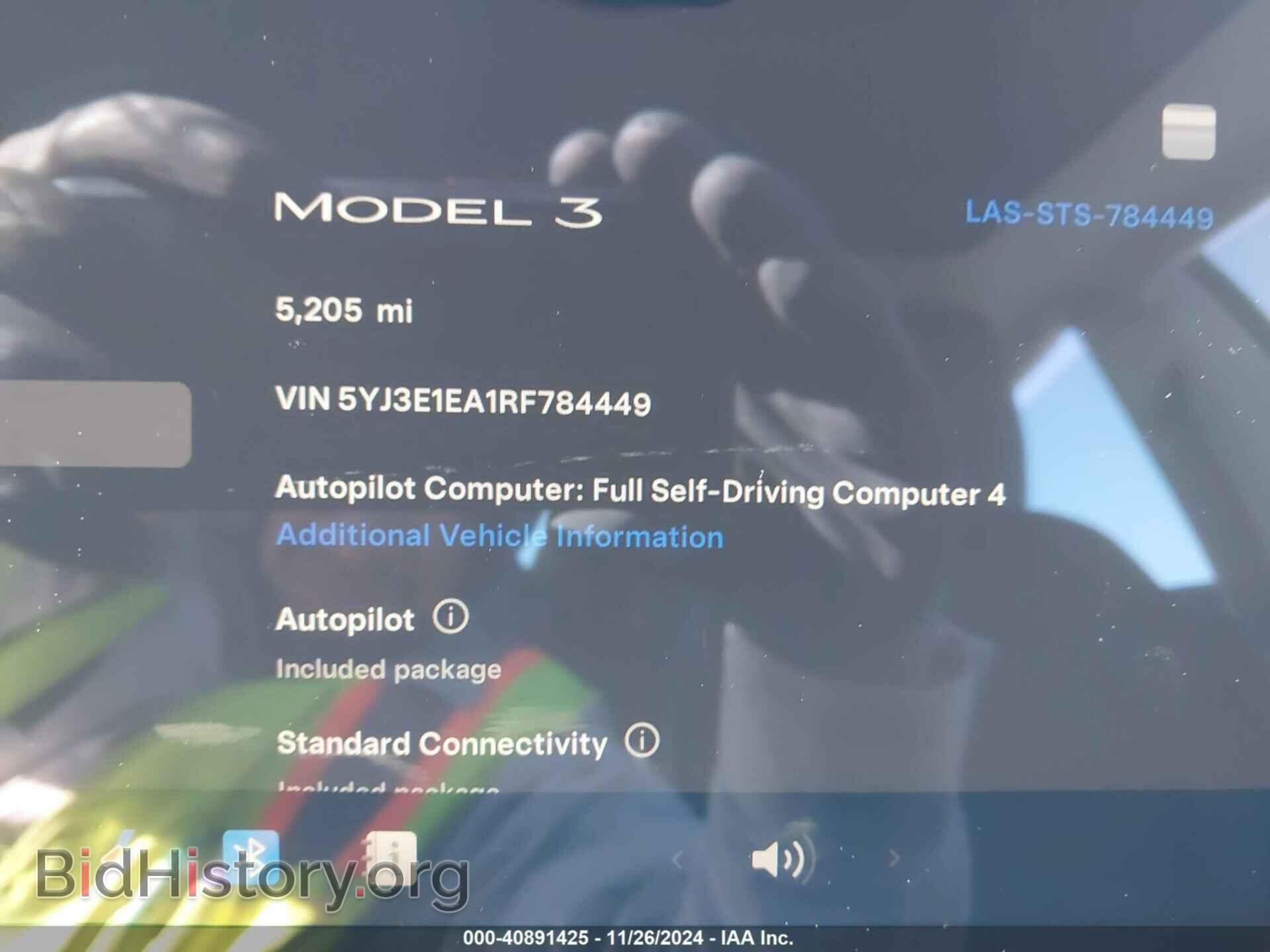 2024 TESLA MODEL 3 - VIN: 5YJ3E1EA1RF784449 - Фото 14