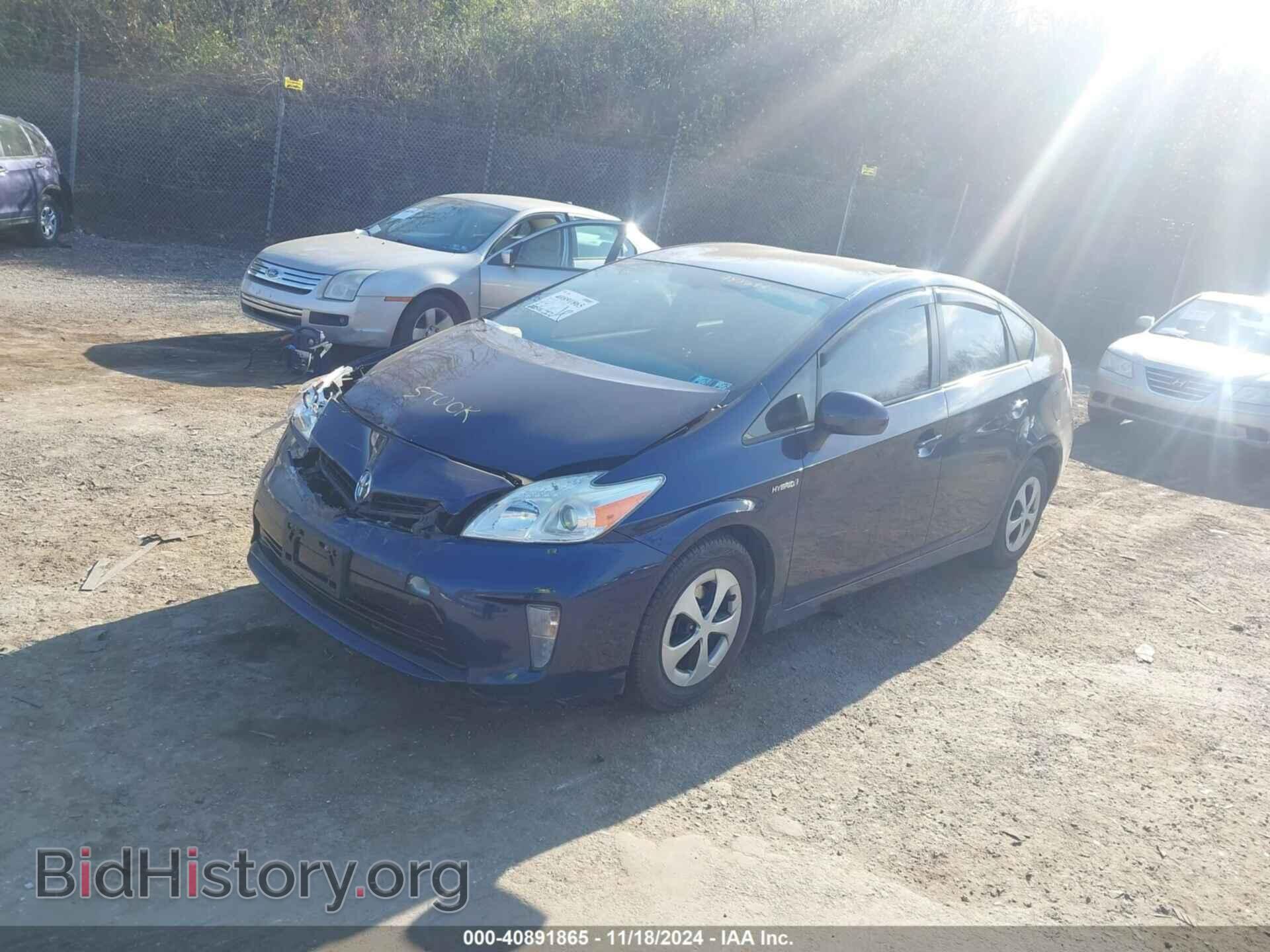 2014 TOYOTA PRIUS - VIN: JTDKN3DU4E1788694 - Фото 2