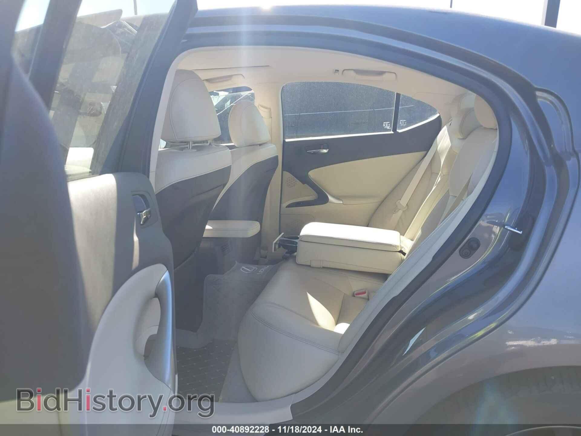 2012 LEXUS IS 250 - VIN: JTHBF5C21C5168513 - Фото 8