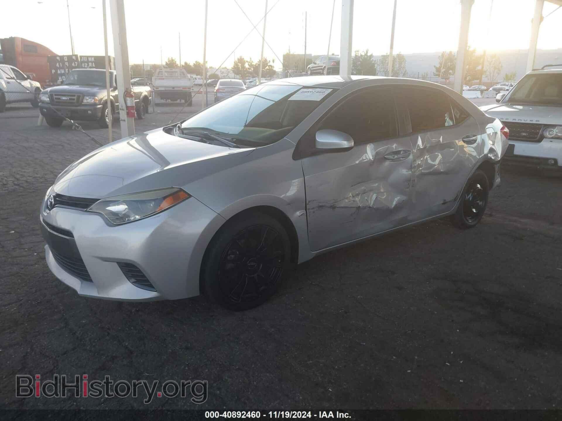2016 TOYOTA COROLLA - VIN: 2T1BURHEXGC605967 - Фото 2