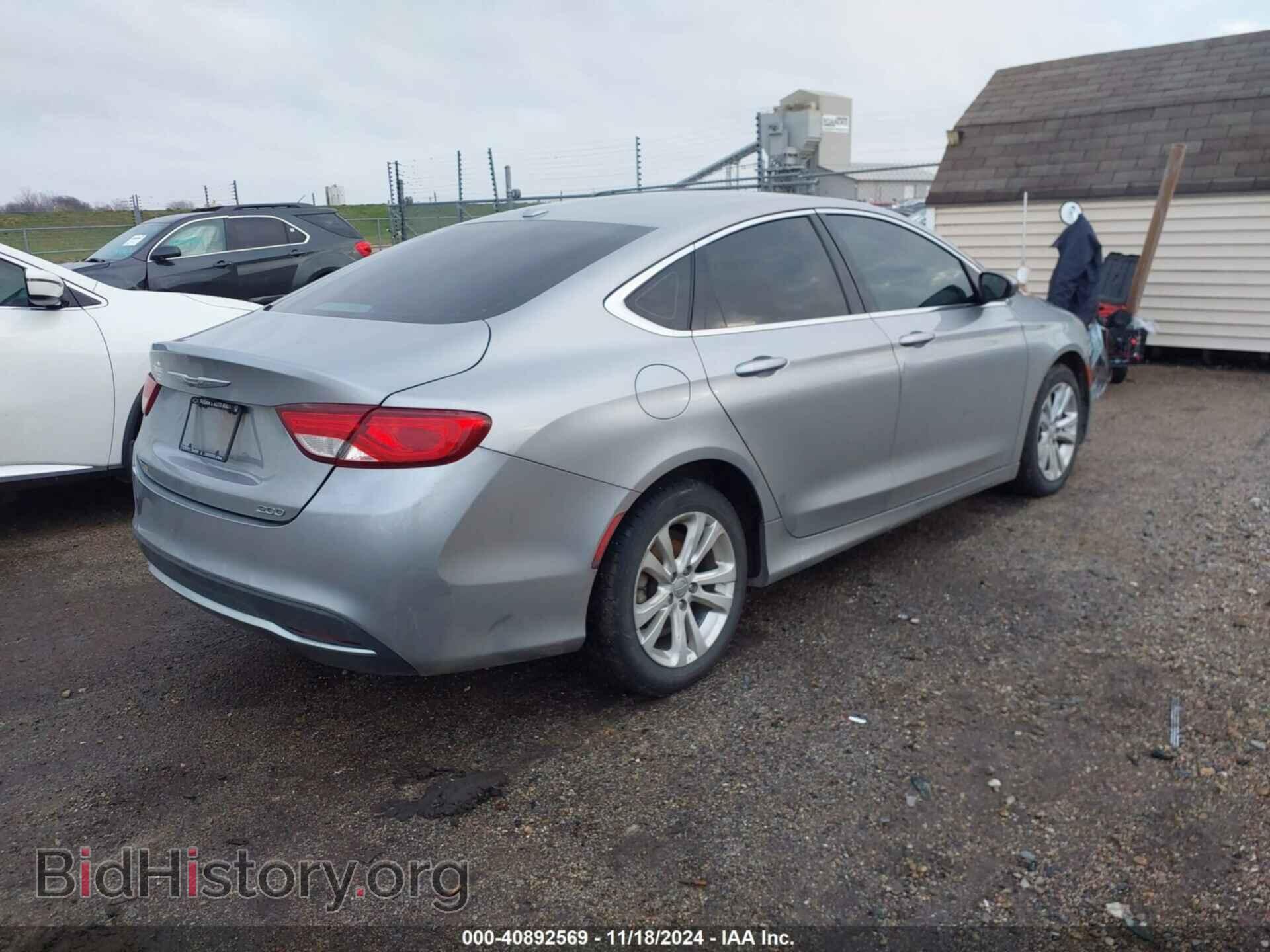 2015 CHRYSLER 200 - VIN: 1C3CCCAB1FN687740 - Фото 4