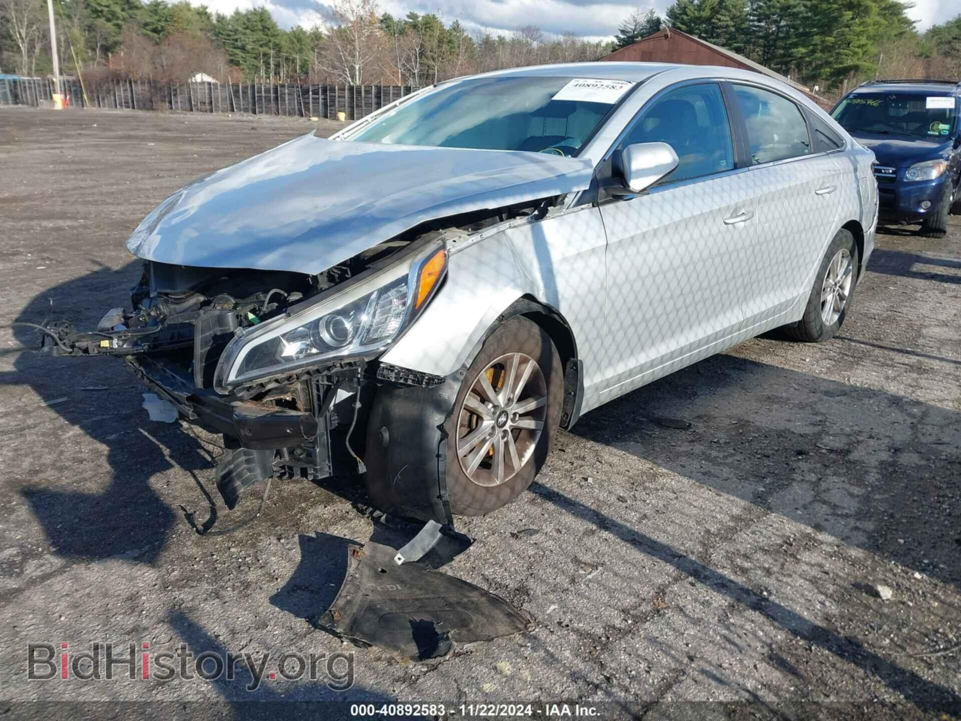 2015 HYUNDAI SONATA - VIN: 5NPE24AF3FH200313 - Фото 2