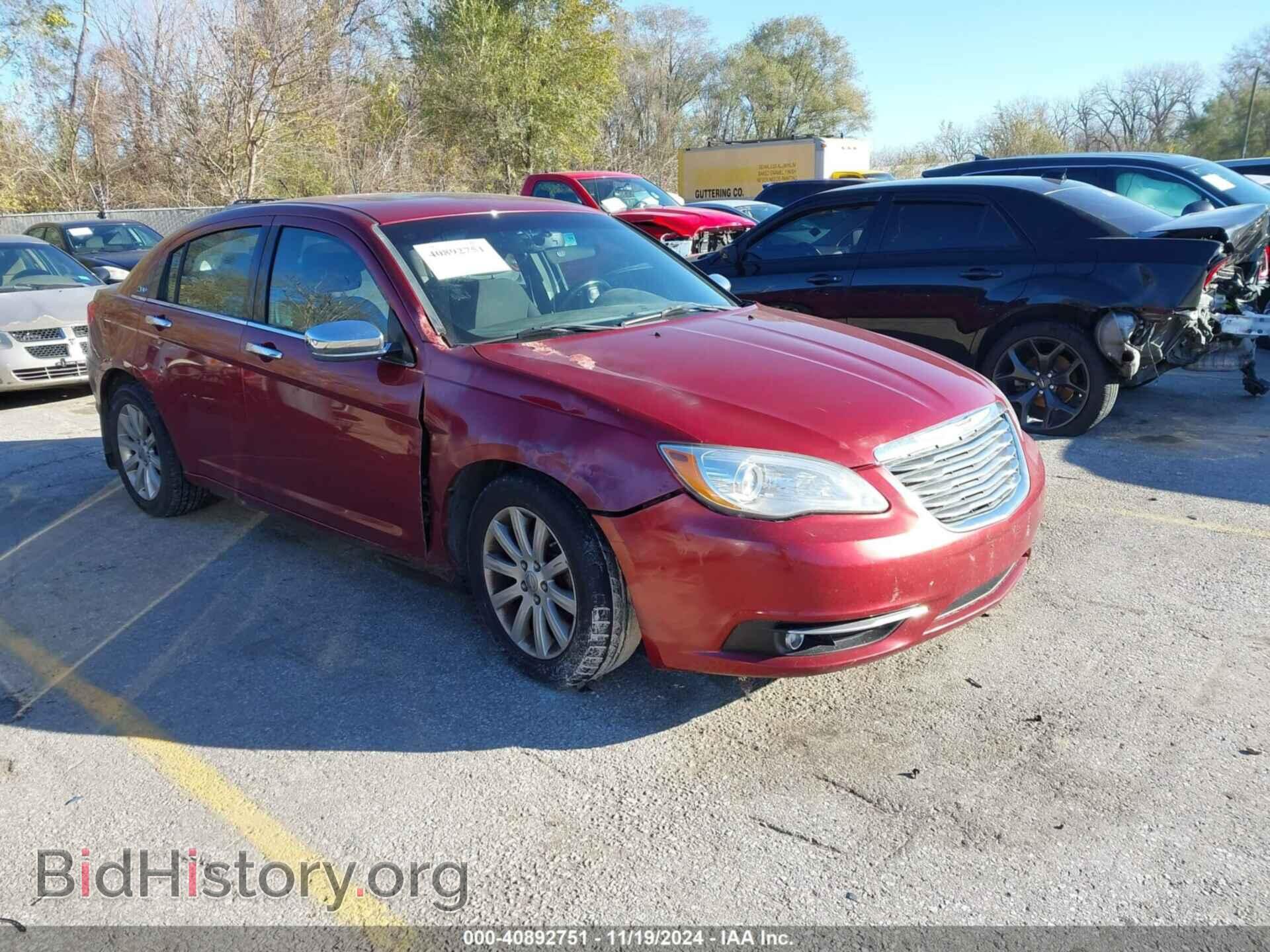 Photo 1C3CCBCG2EN134192 - CHRYSLER 200 2014