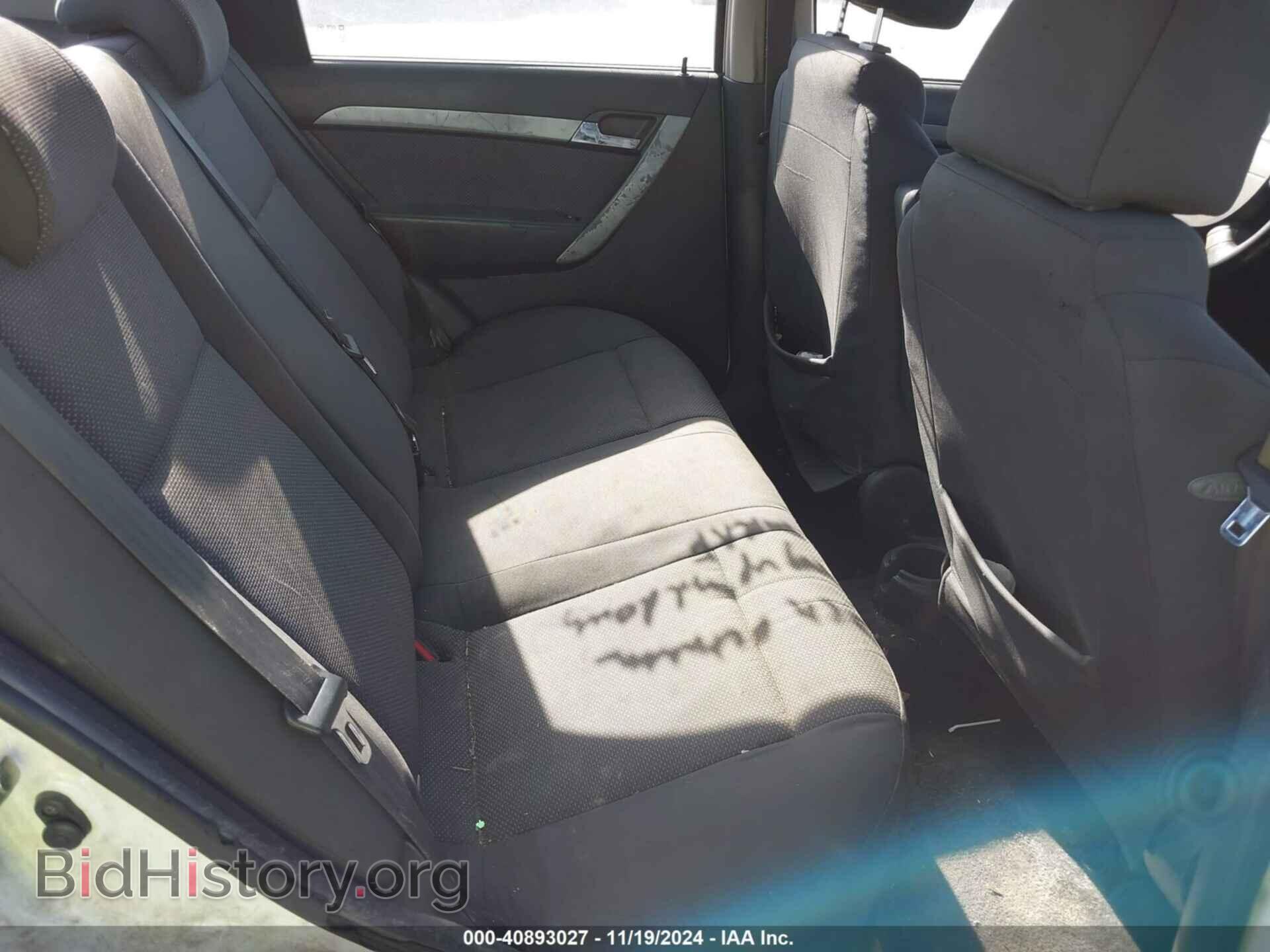2011 CHEVROLET AVEO - VIN: KL1TD5DE4BB136781 - Фото 8