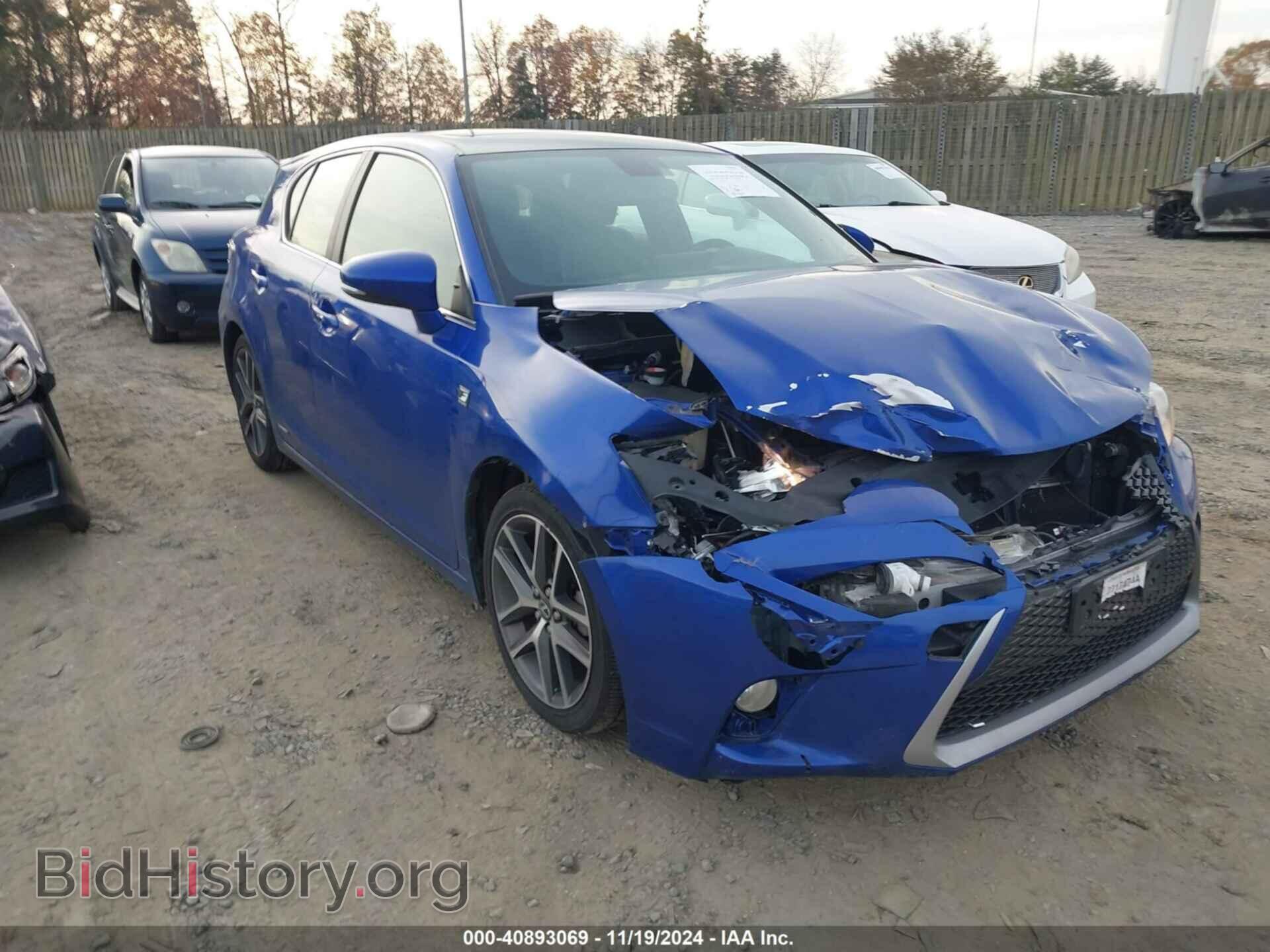 Фотография JTHKD5BH9F2217474 - LEXUS CT 200H 2015