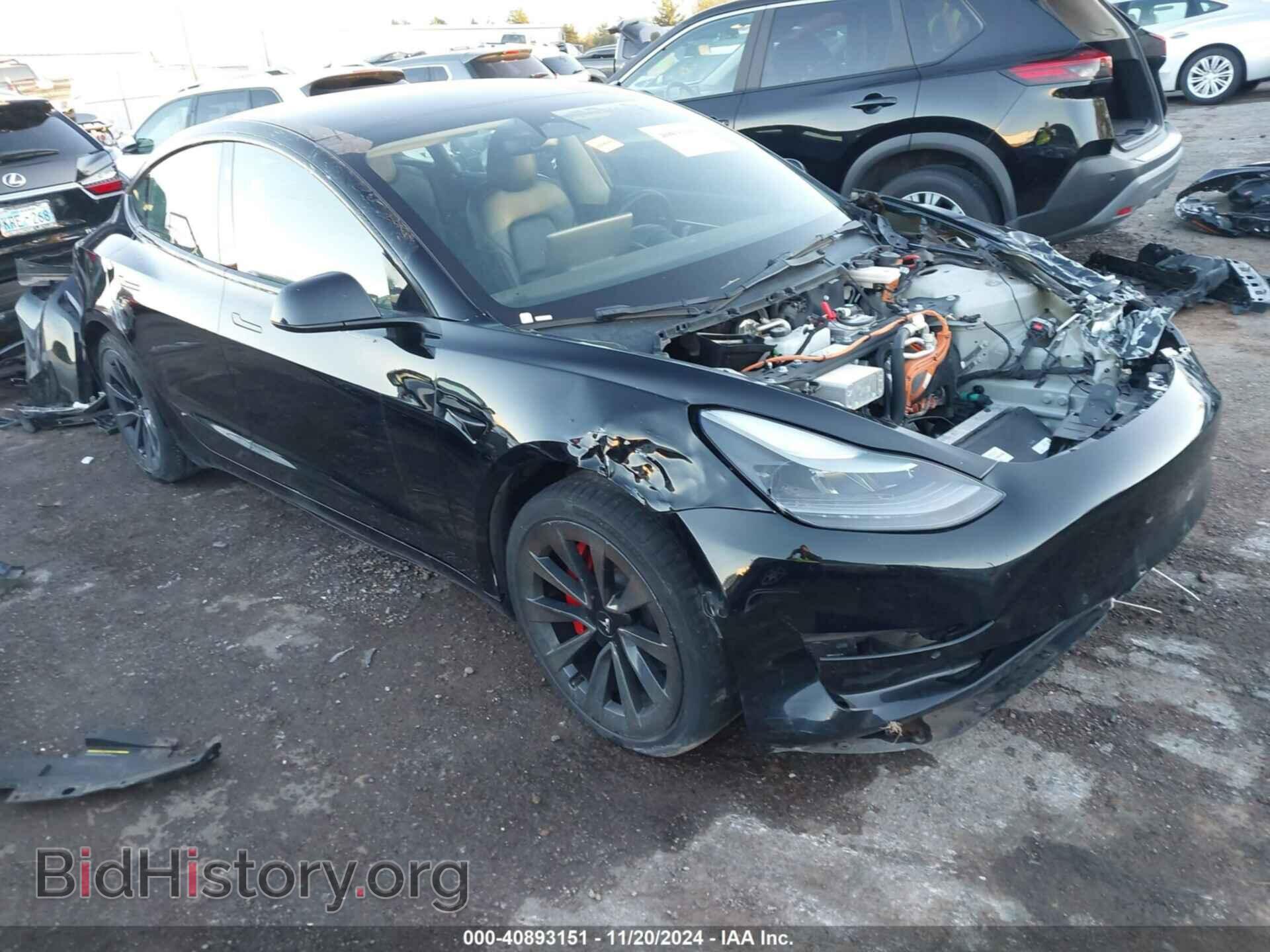 Фотография 5YJ3E1EA0NF189490 - TESLA MODEL 3 2022