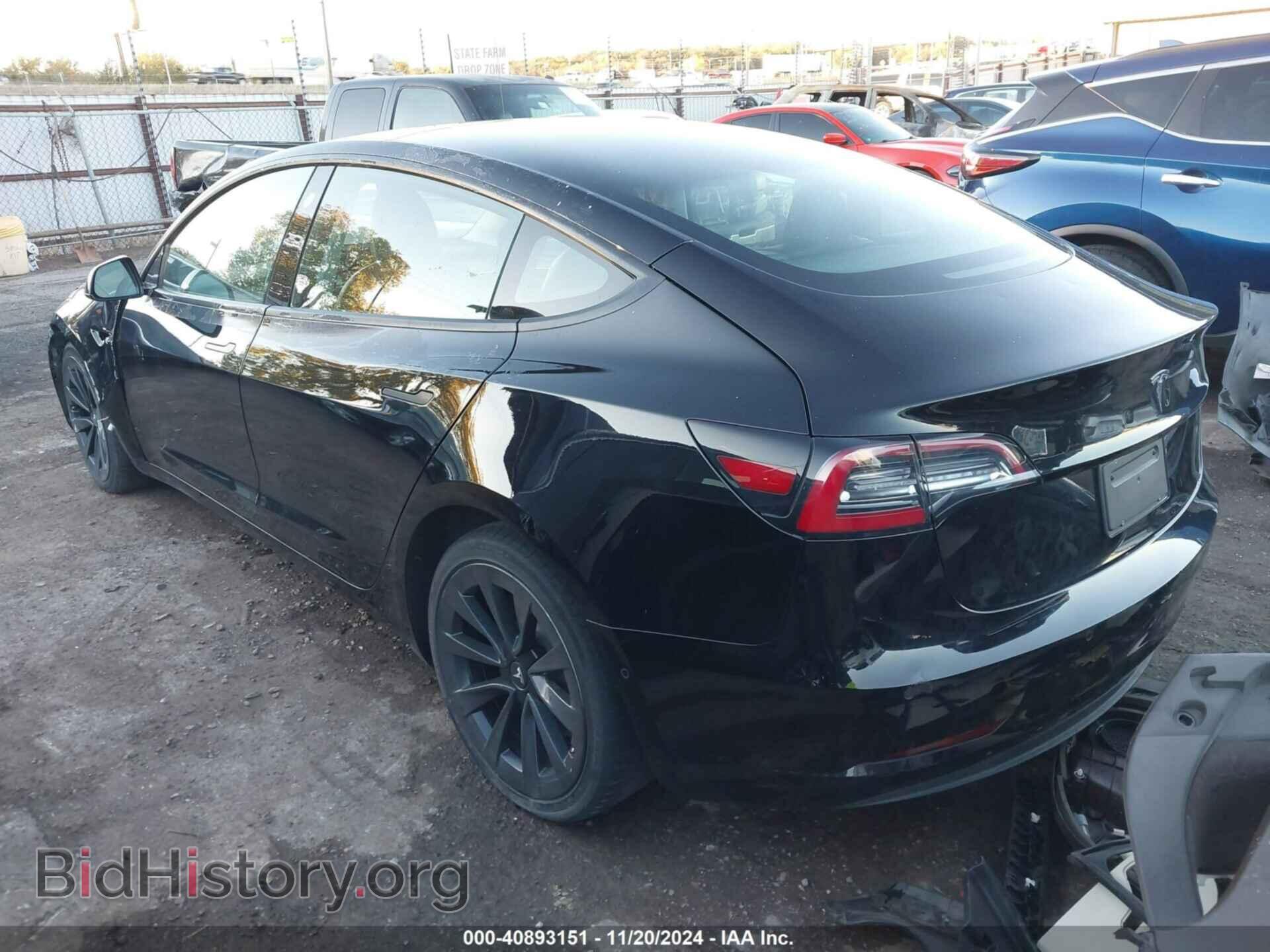 2022 TESLA MODEL 3 - VIN: 5YJ3E1EA0NF189490 - Фото 3