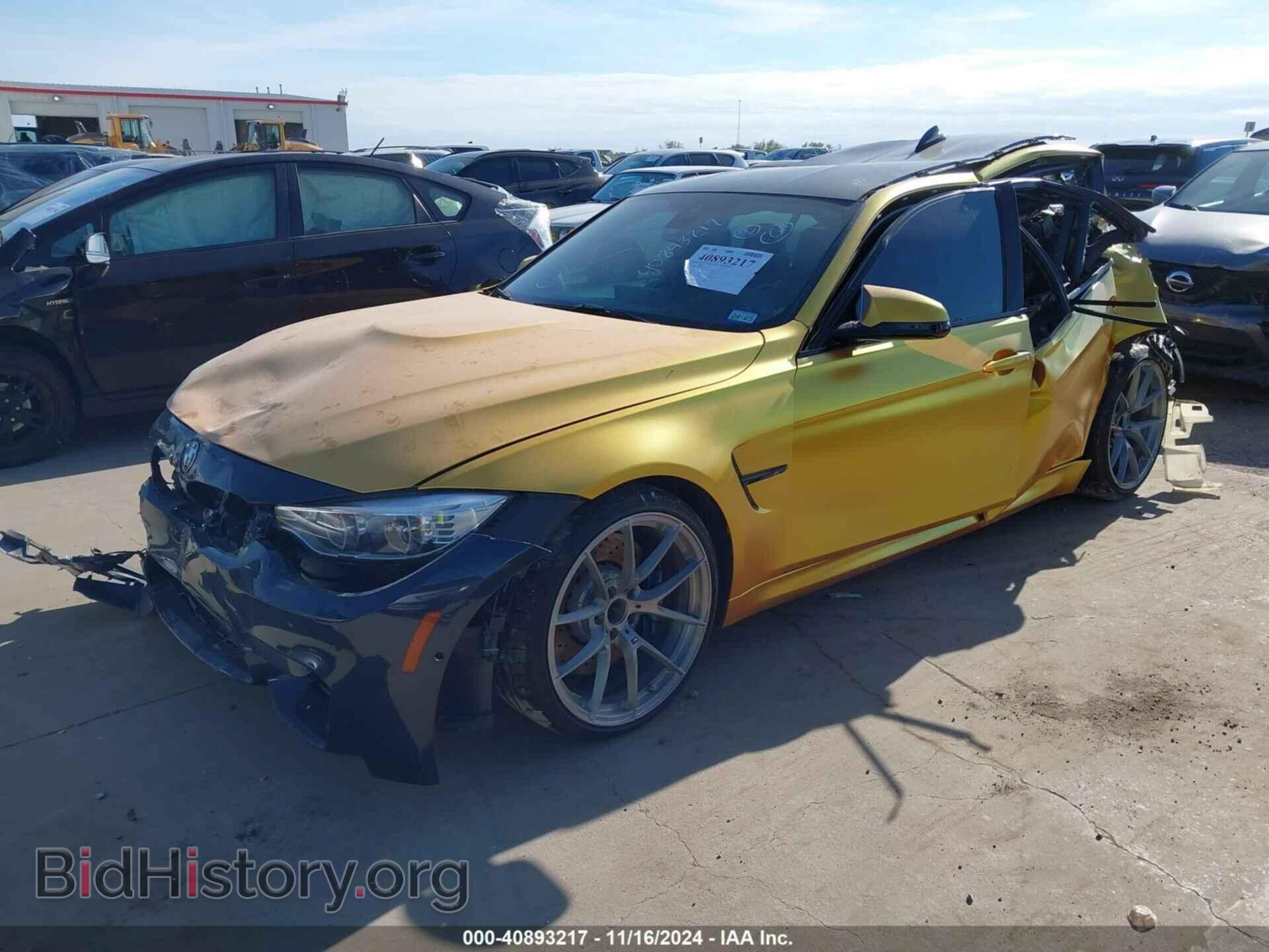 2017 BMW M3 - VIN: WBS8M9C53H5G84216 - Фото 2