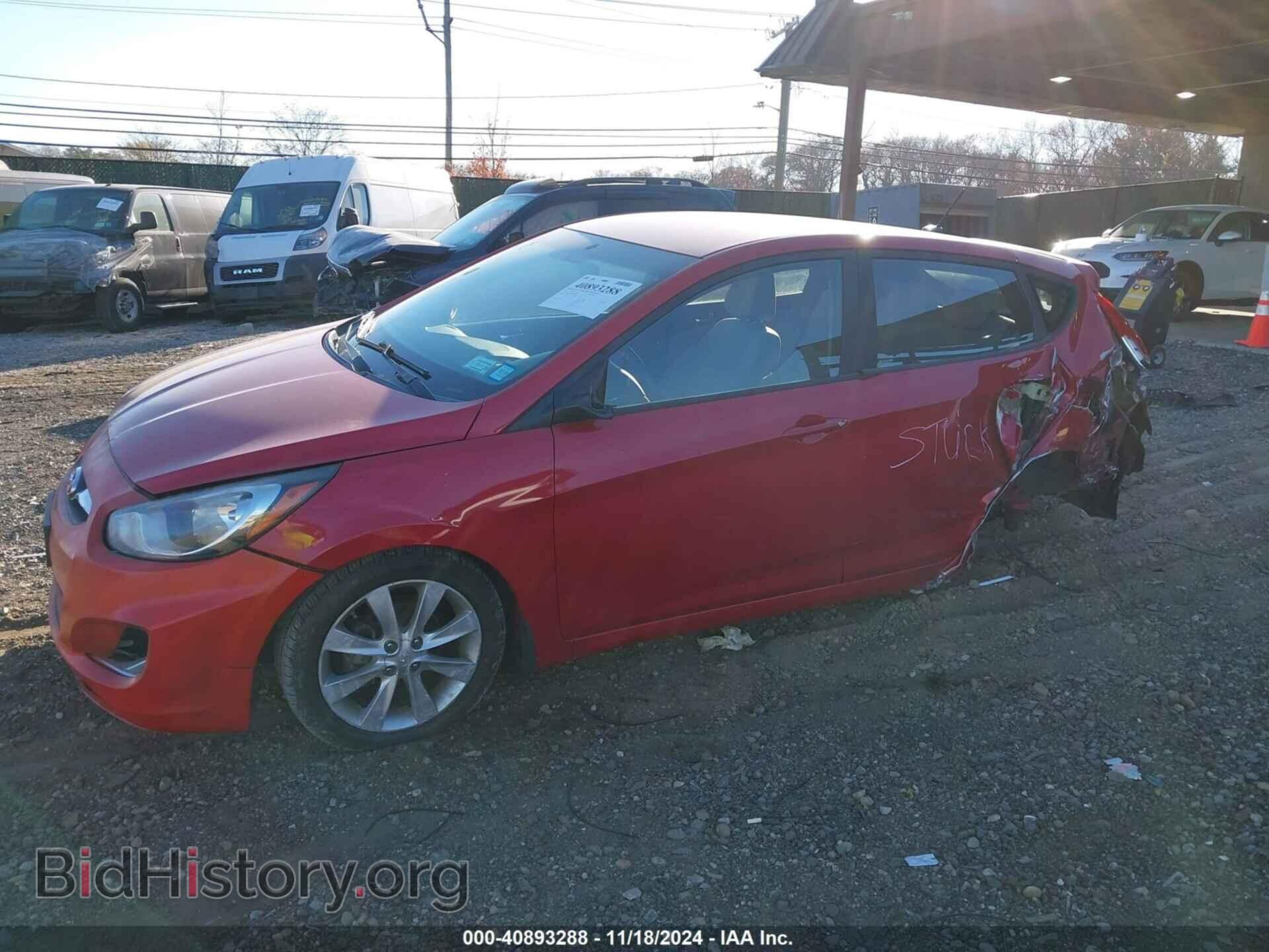 2012 HYUNDAI ACCENT - VIN: KMHCU5AE5CU018995 - Фото 2