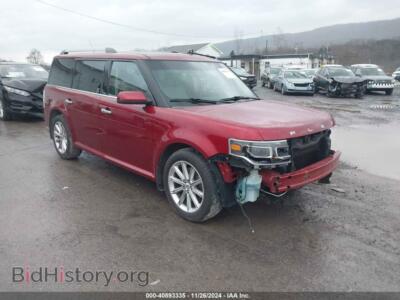 2014 Ford FLEX Limited, красный — VIN 2FMHK6D82EBD30675, IAAI
