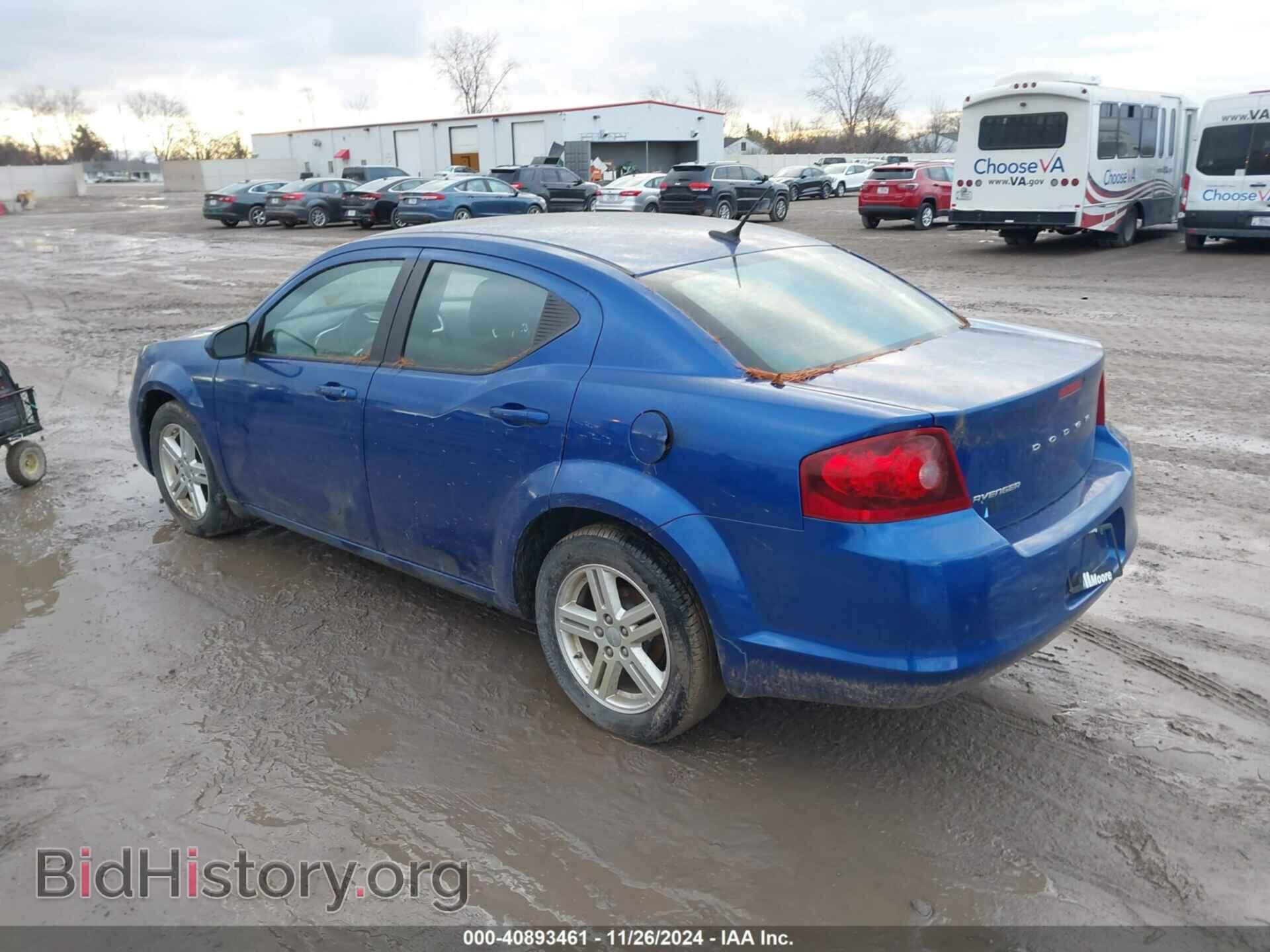 2012 DODGE AVENGER - VIN: 1C3CDZCB8CN170279 - Фото 3