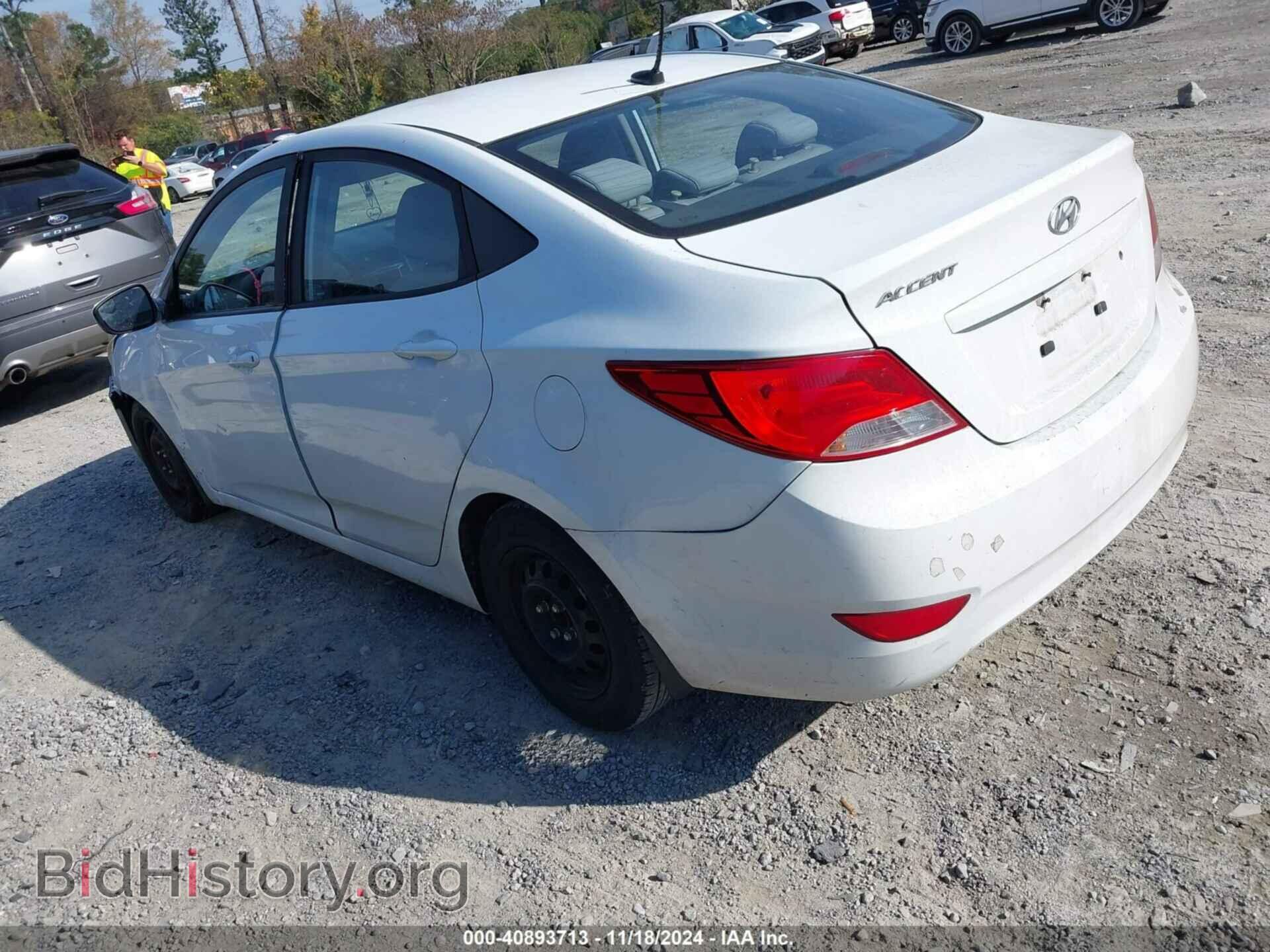 2016 HYUNDAI ACCENT - VIN: KMHCT4AE5GU081629 - Фото 3