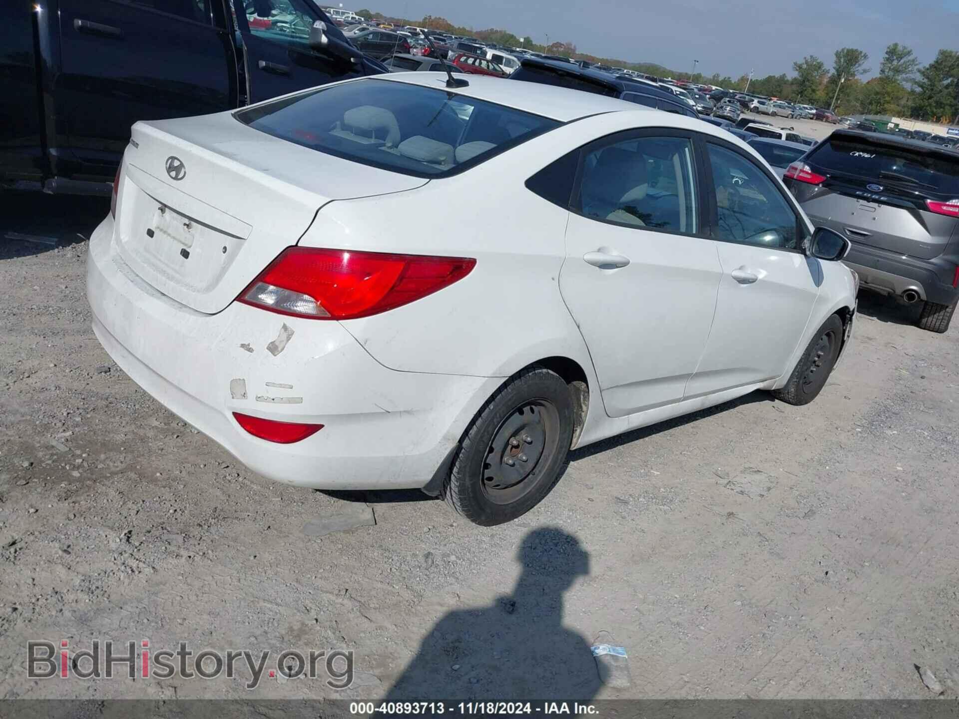2016 HYUNDAI ACCENT - VIN: KMHCT4AE5GU081629 - Фото 4
