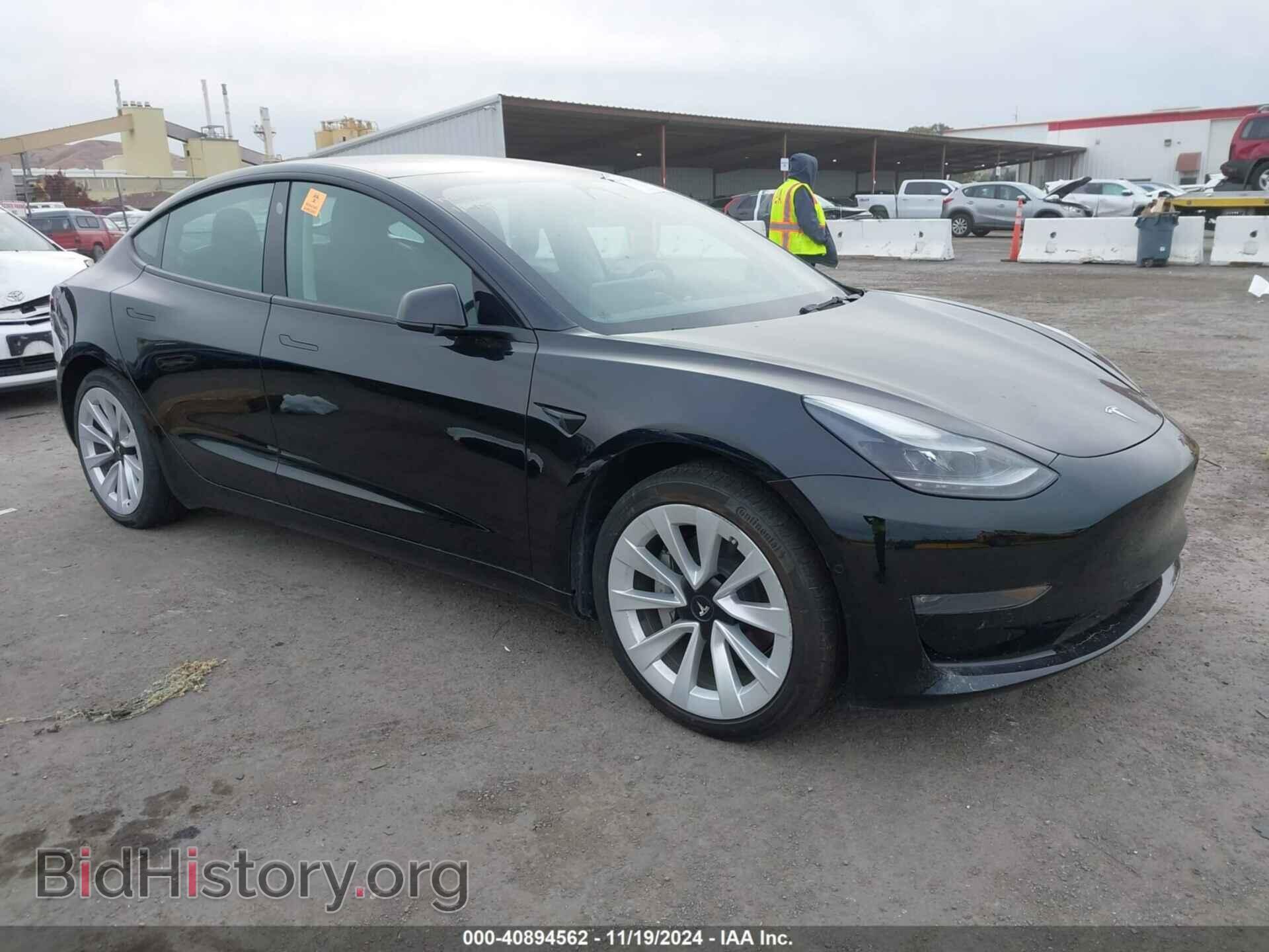 Фотография 5YJ3E1EB2NF201437 - TESLA MODEL 3 2022