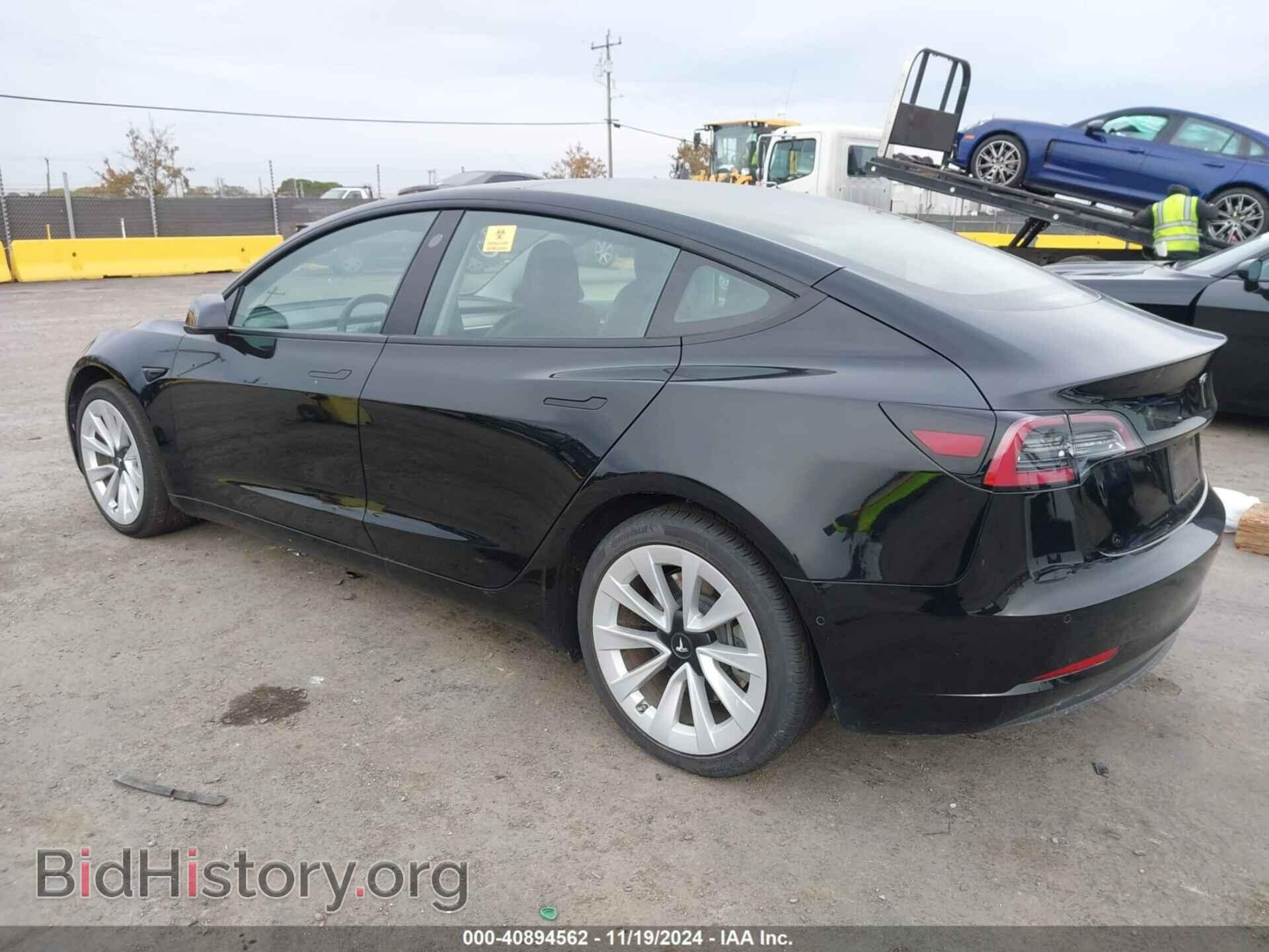 2022 TESLA MODEL 3 - VIN: 5YJ3E1EB2NF201437 - Фото 3