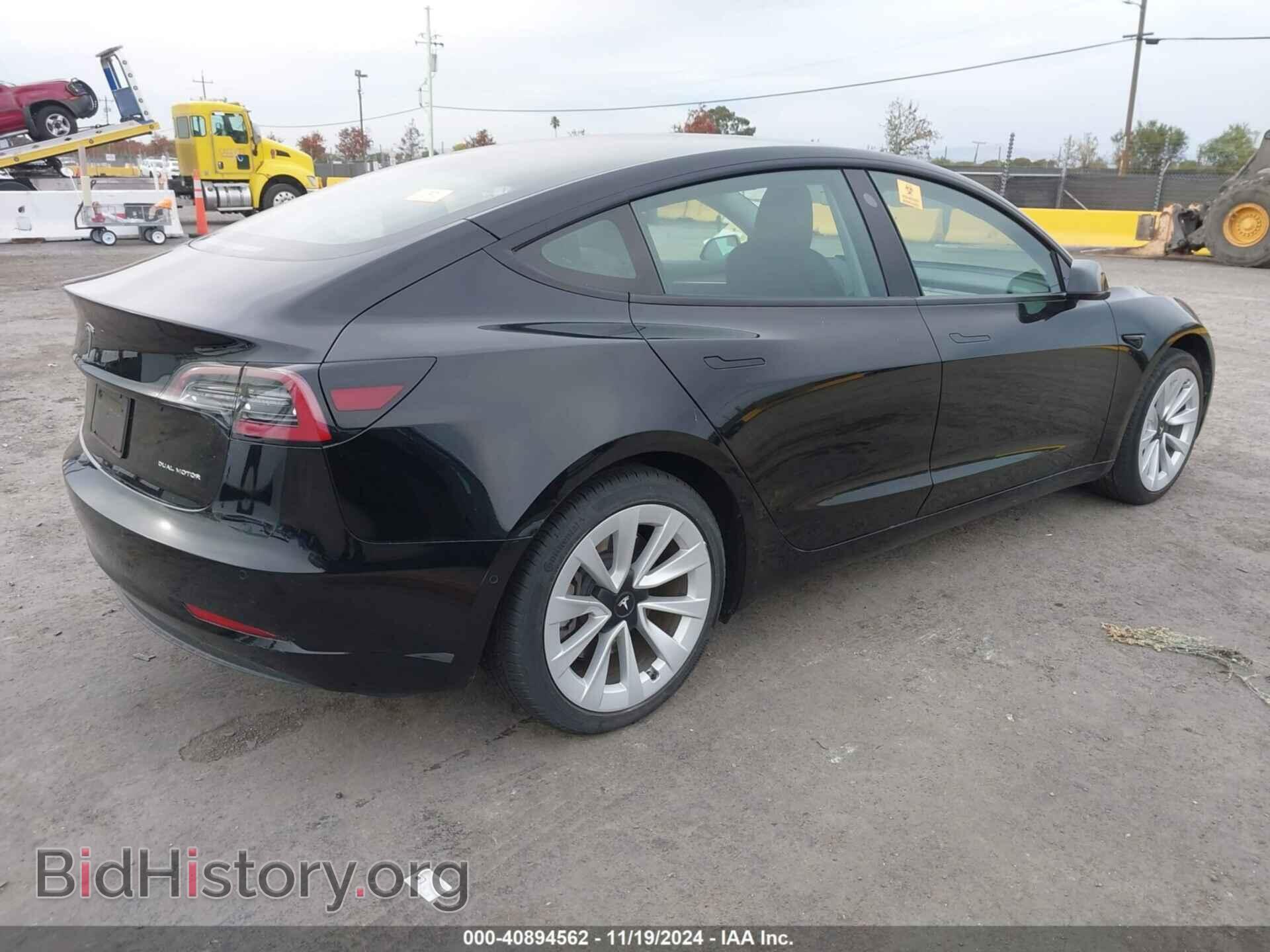 2022 TESLA MODEL 3 - VIN: 5YJ3E1EB2NF201437 - Фото 4