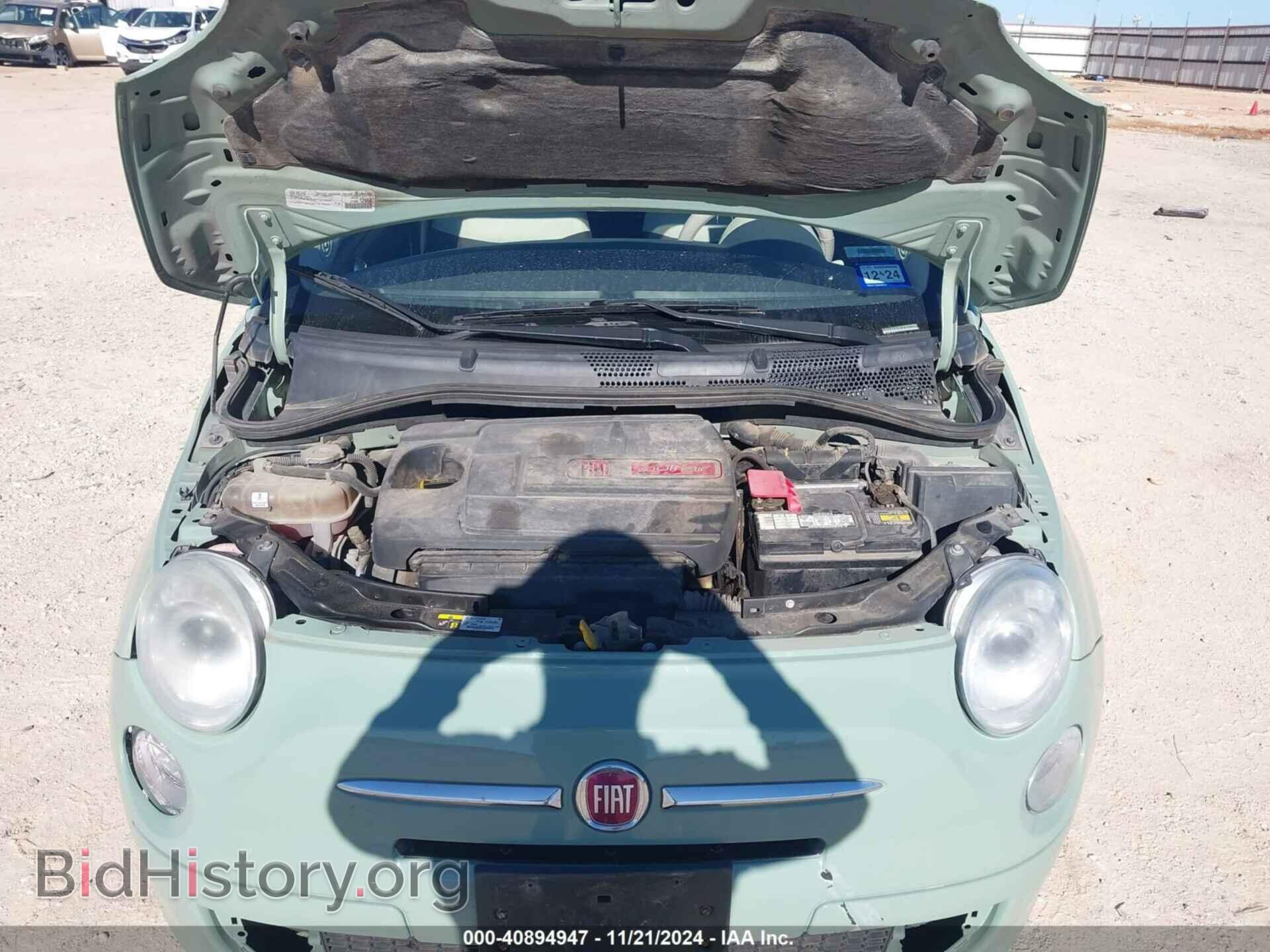 2015 FIAT 500 - VIN: 3C3CFFAR2FT647964 - Фото 10