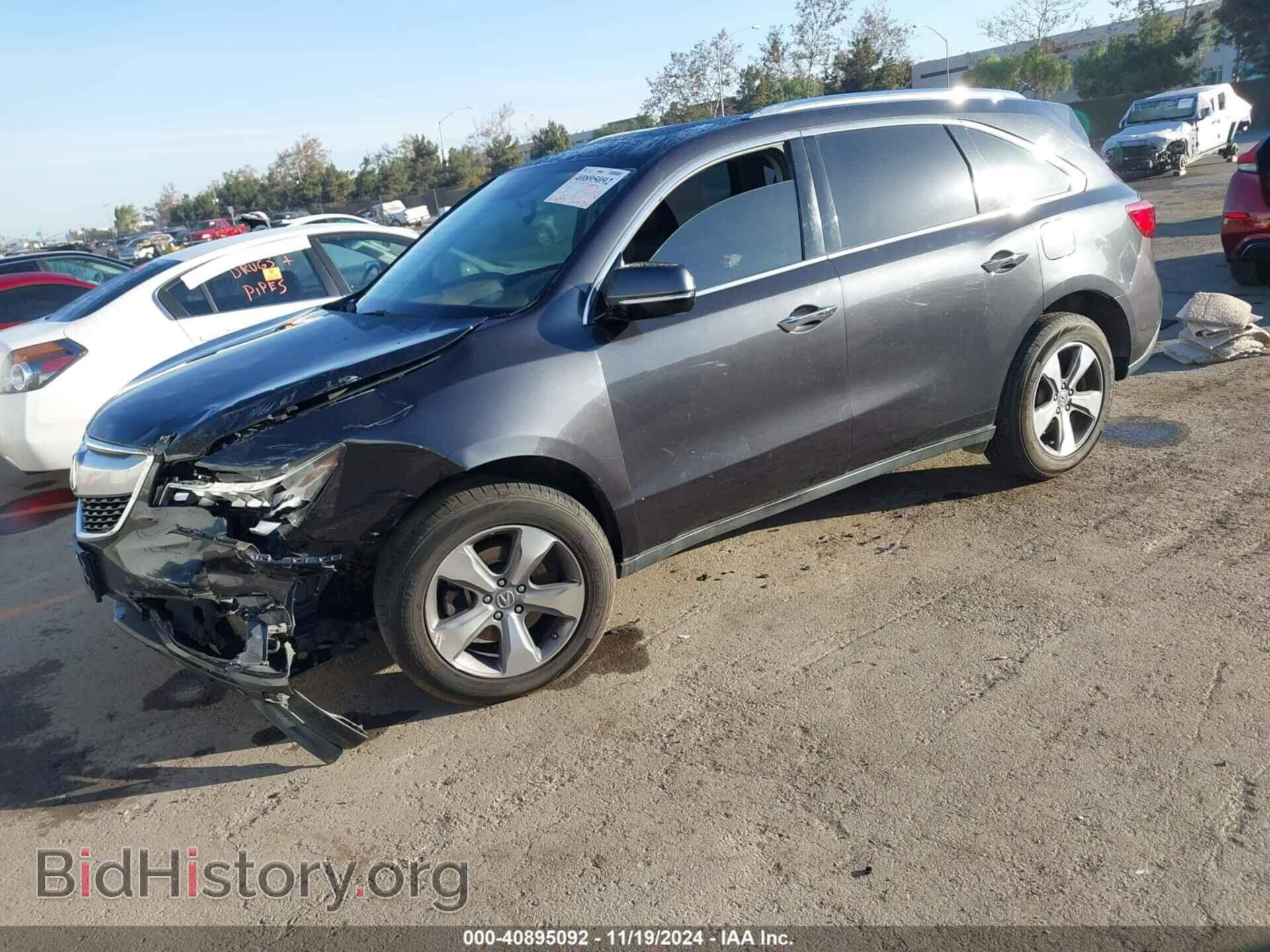 2014 ACURA MDX - VIN: 5FRYD4H29EB017276 - Фото 2