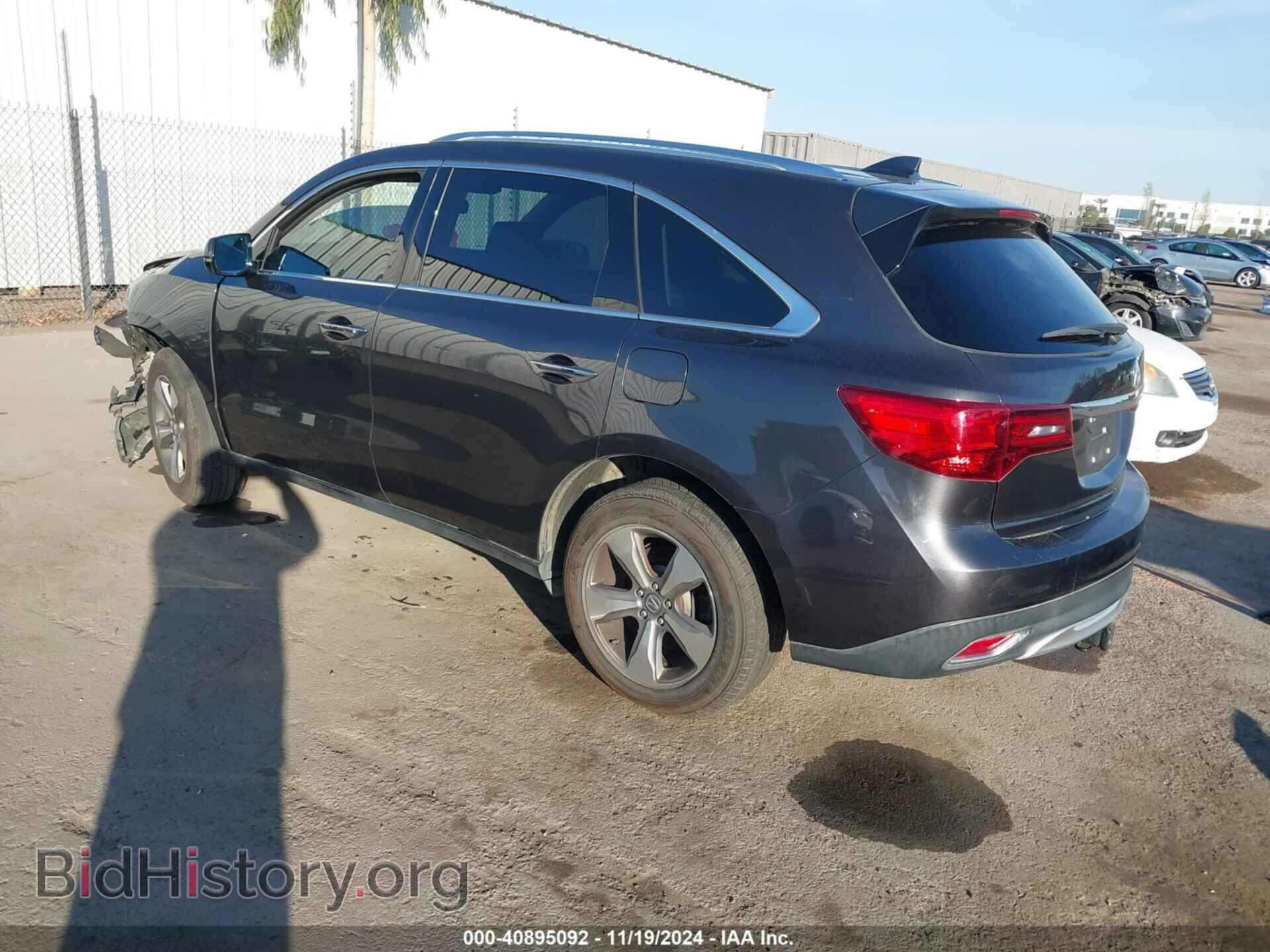 2014 ACURA MDX - VIN: 5FRYD4H29EB017276 - Фото 3