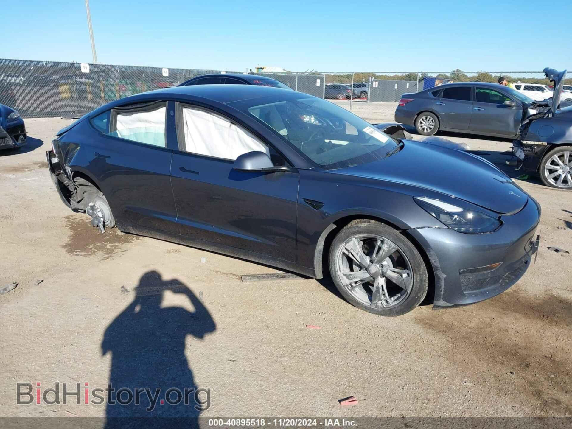 Photo 5YJ3E1EB7NF342276 - TESLA MODEL 3 2022