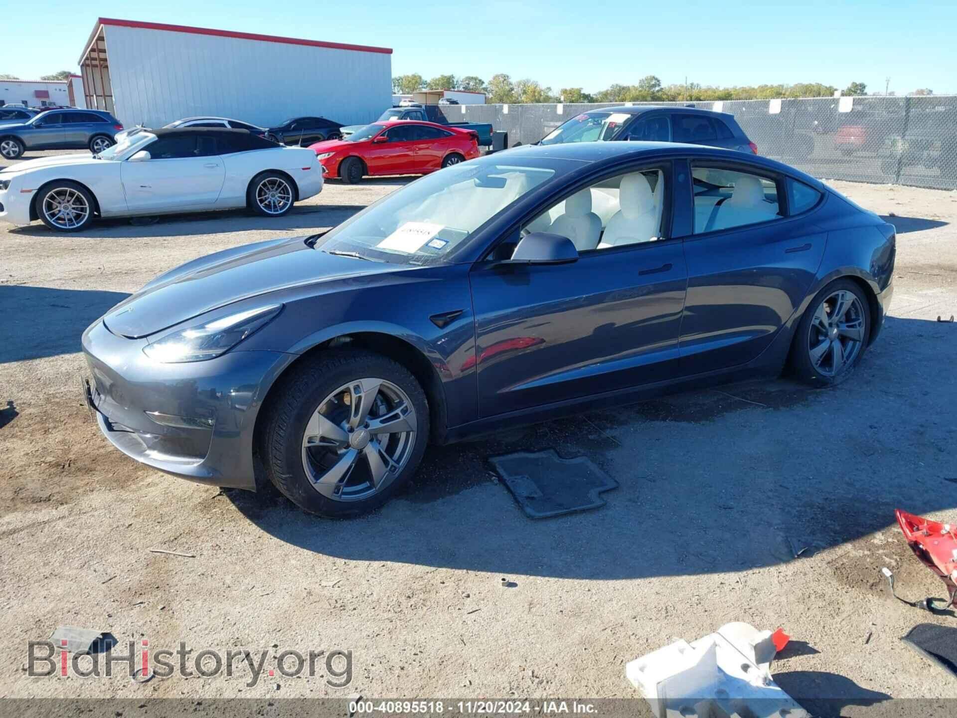 2022 TESLA MODEL 3 - VIN: 5YJ3E1EB7NF342276 - Фото 2