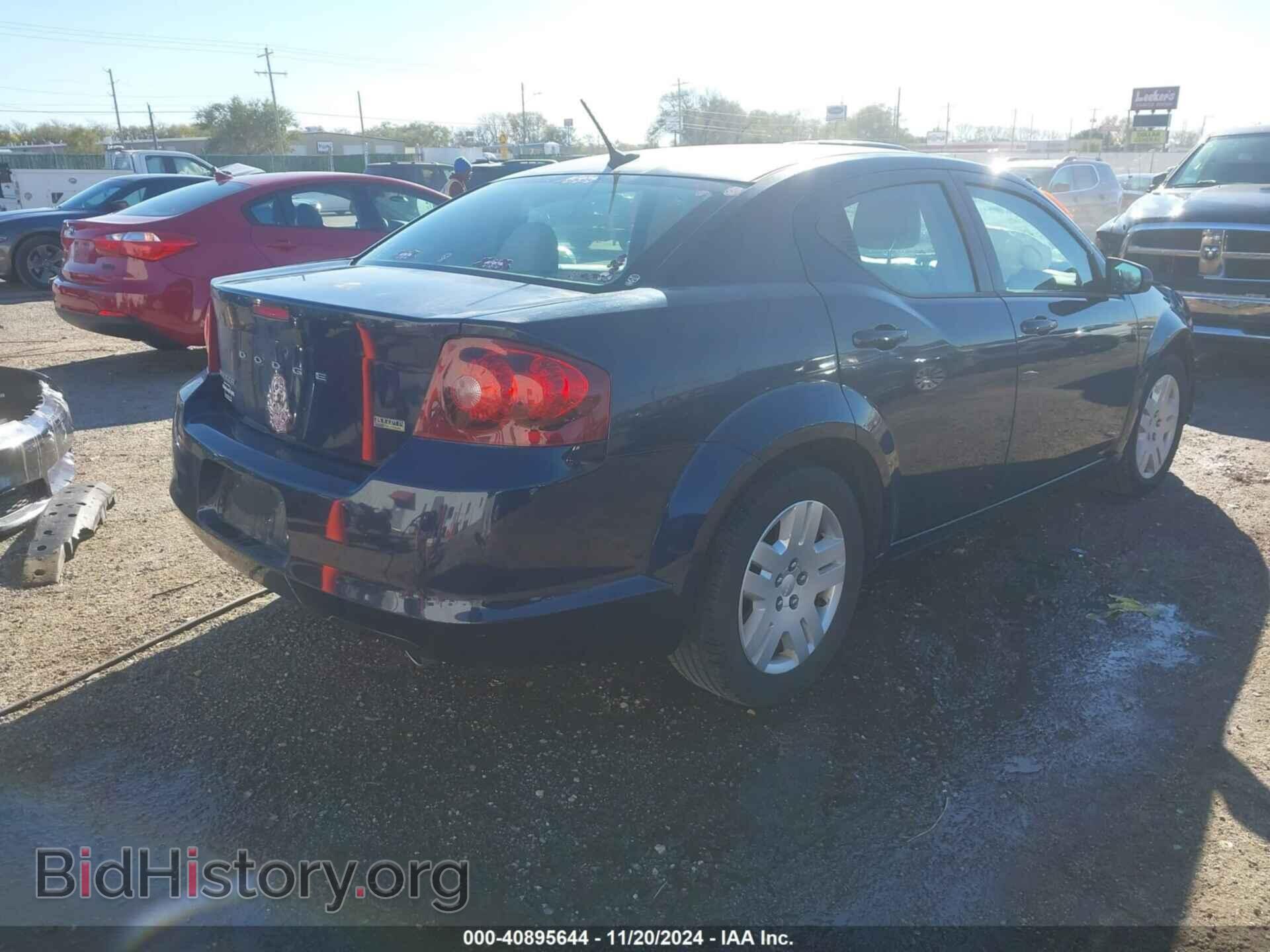 2013 DODGE AVENGER - VIN: 1C3CDZAG5DN766692 - Фото 4
