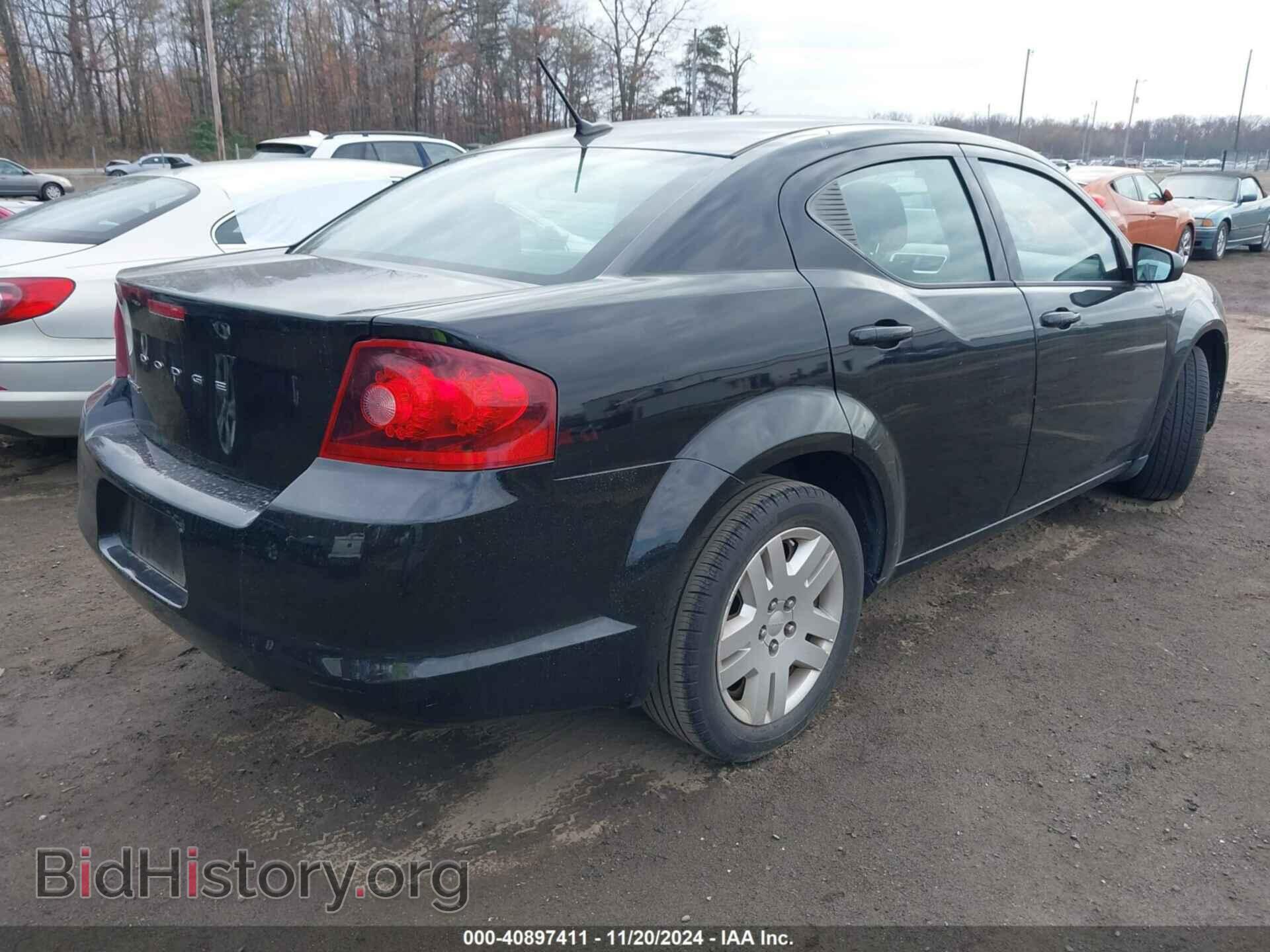 2013 DODGE AVENGER - VIN: 1C3CDZAG0DN747872 - Фото 4