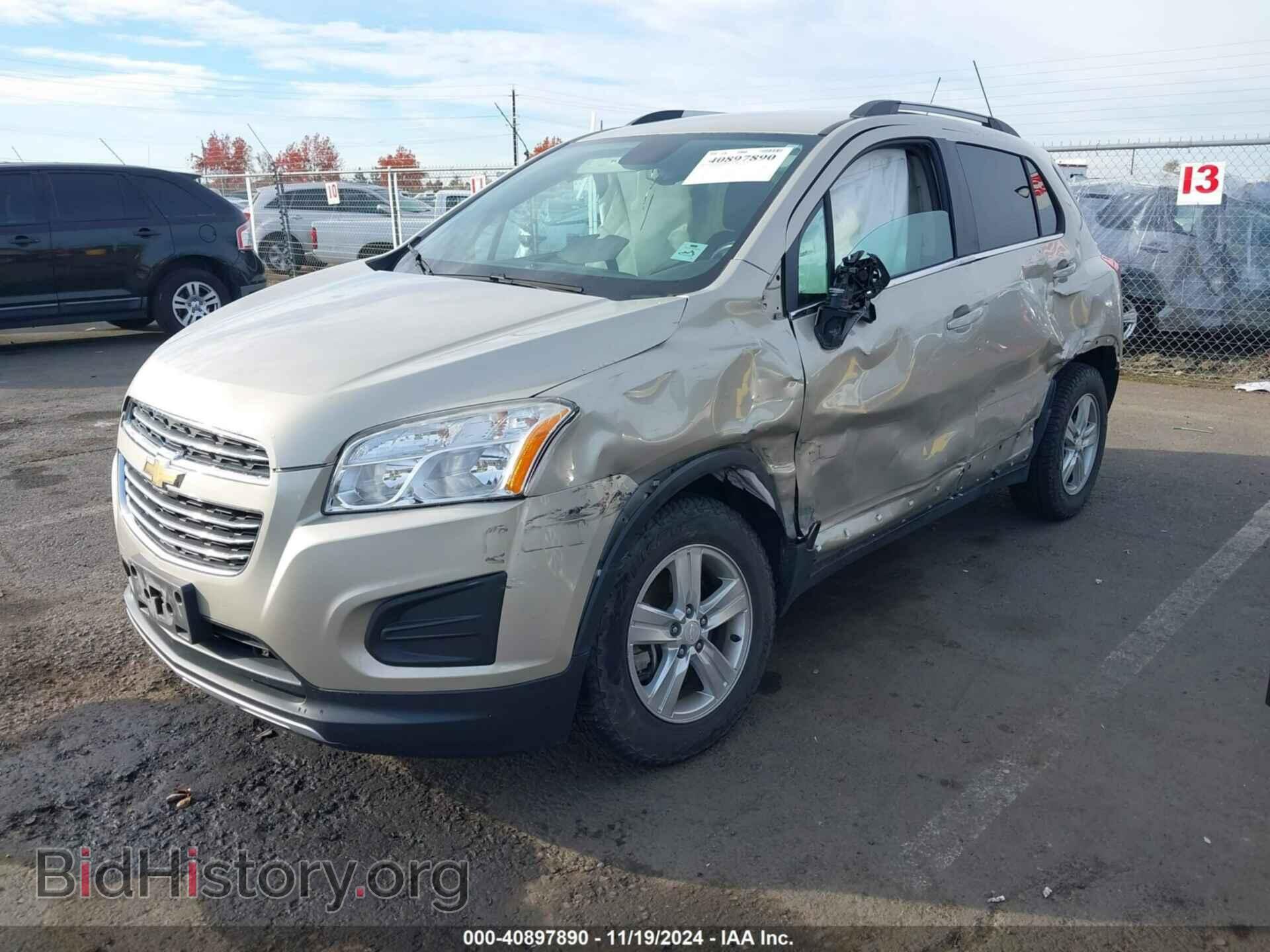 2016 CHEVROLET TRAX - VIN: 3GNCJPSB6GL217543 - Photo 2