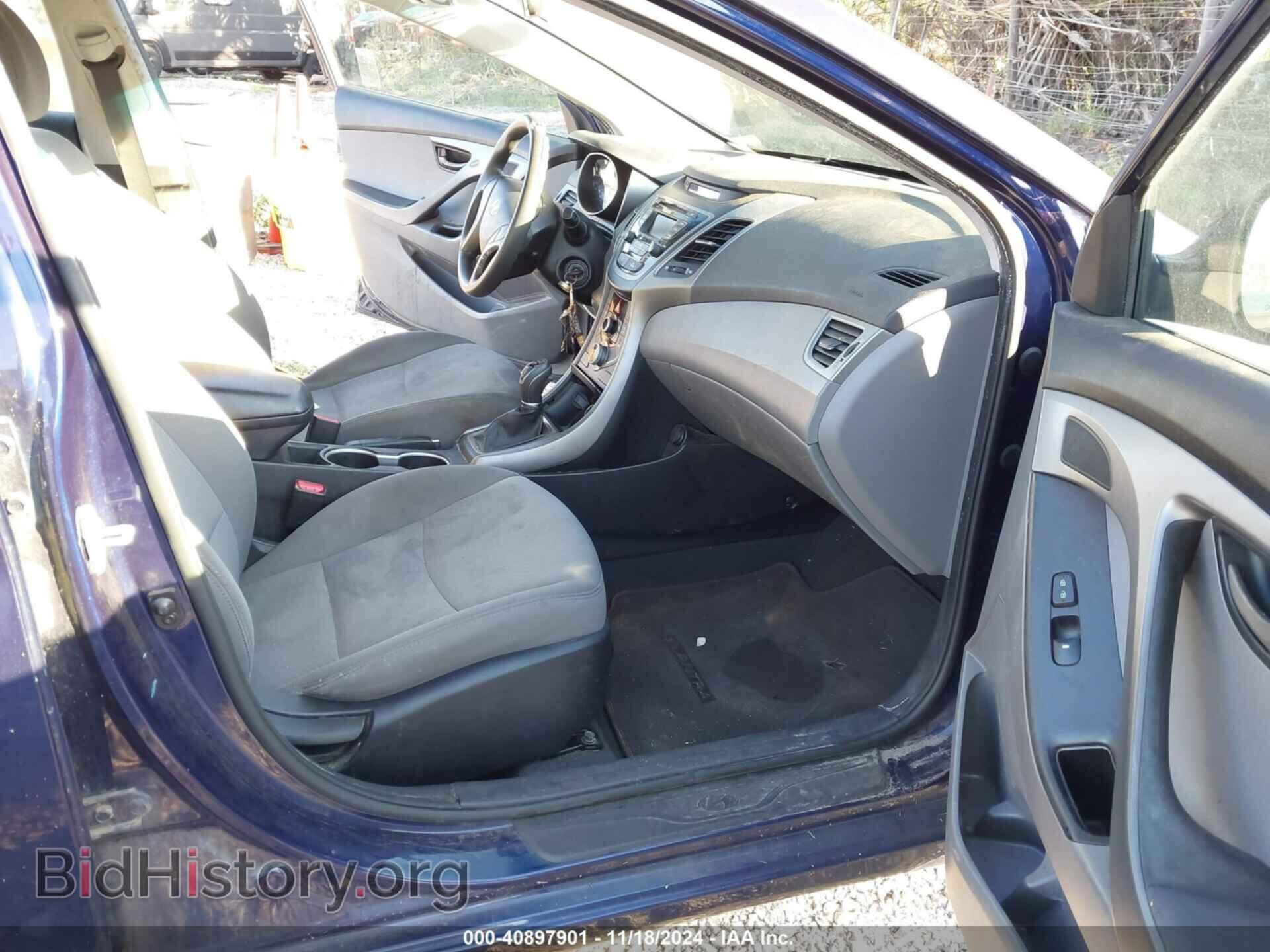 2014 HYUNDAI ELANTRA - VIN: 5NPDH4AE1EH460077 - Фото 5