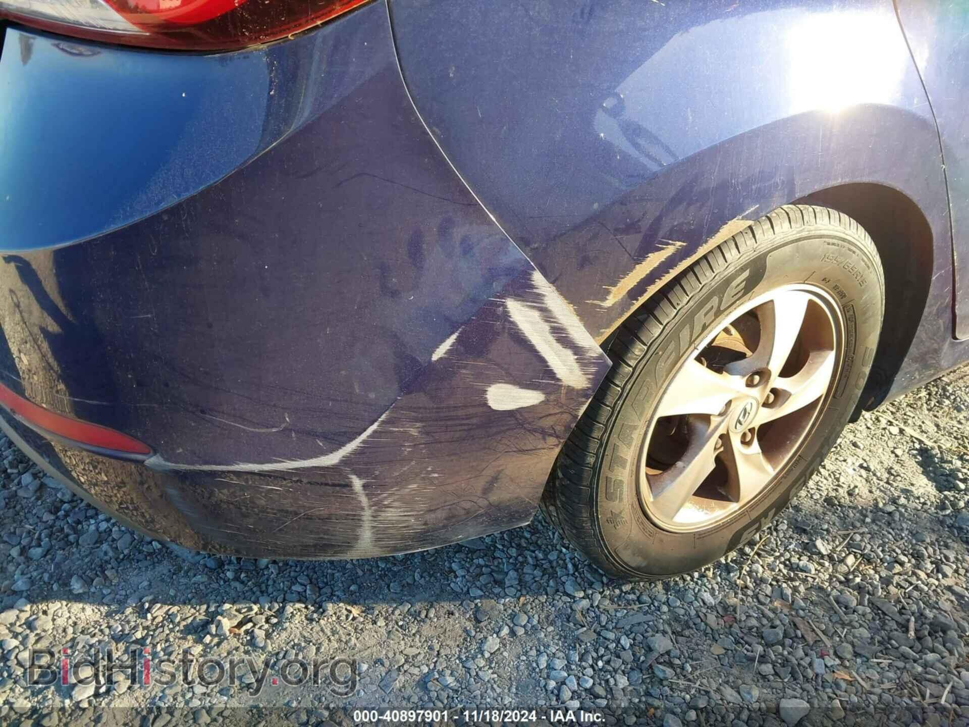 2014 HYUNDAI ELANTRA - VIN: 5NPDH4AE1EH460077 - Фото 6