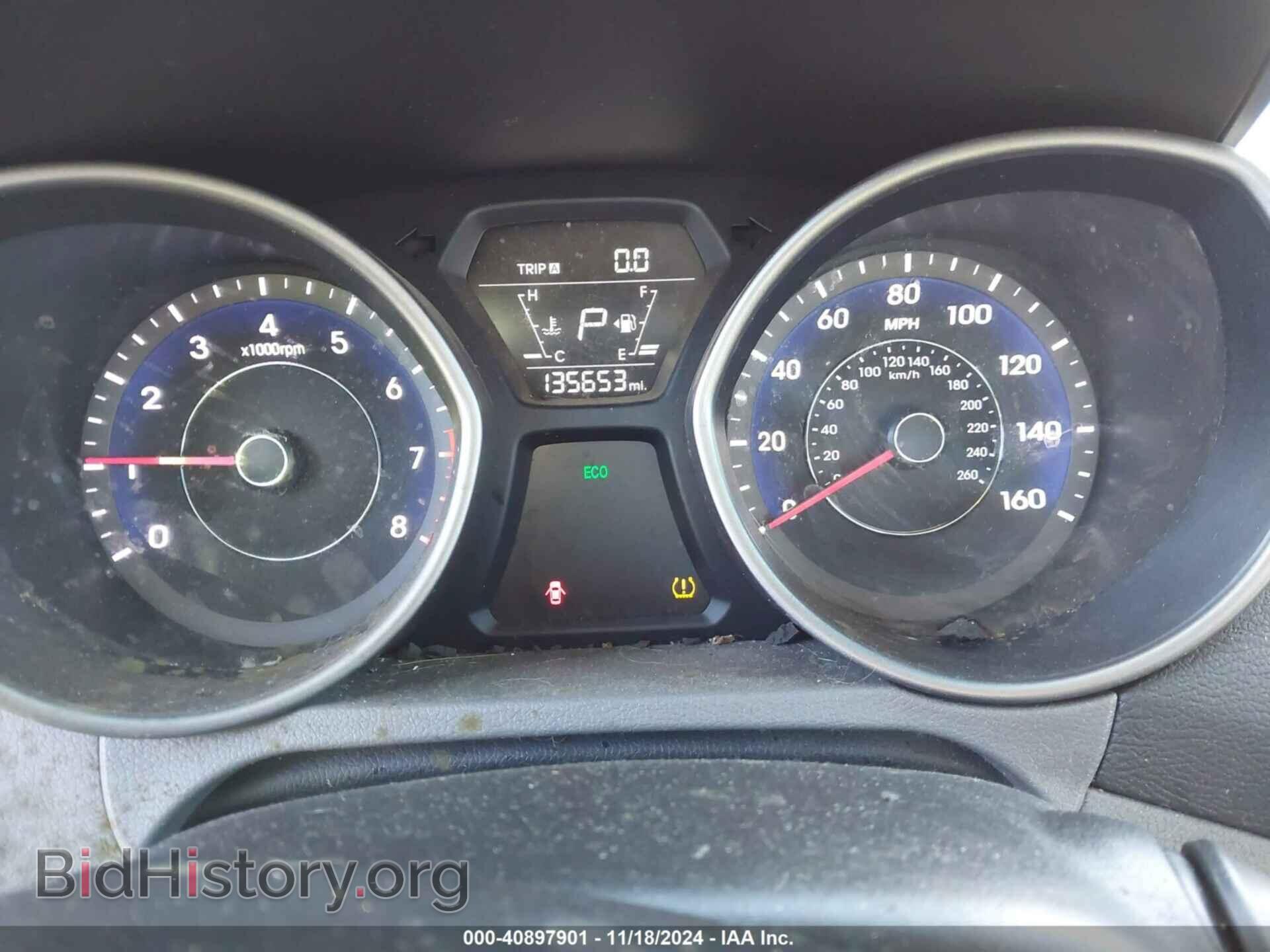 2014 HYUNDAI ELANTRA - VIN: 5NPDH4AE1EH460077 - Фото 7