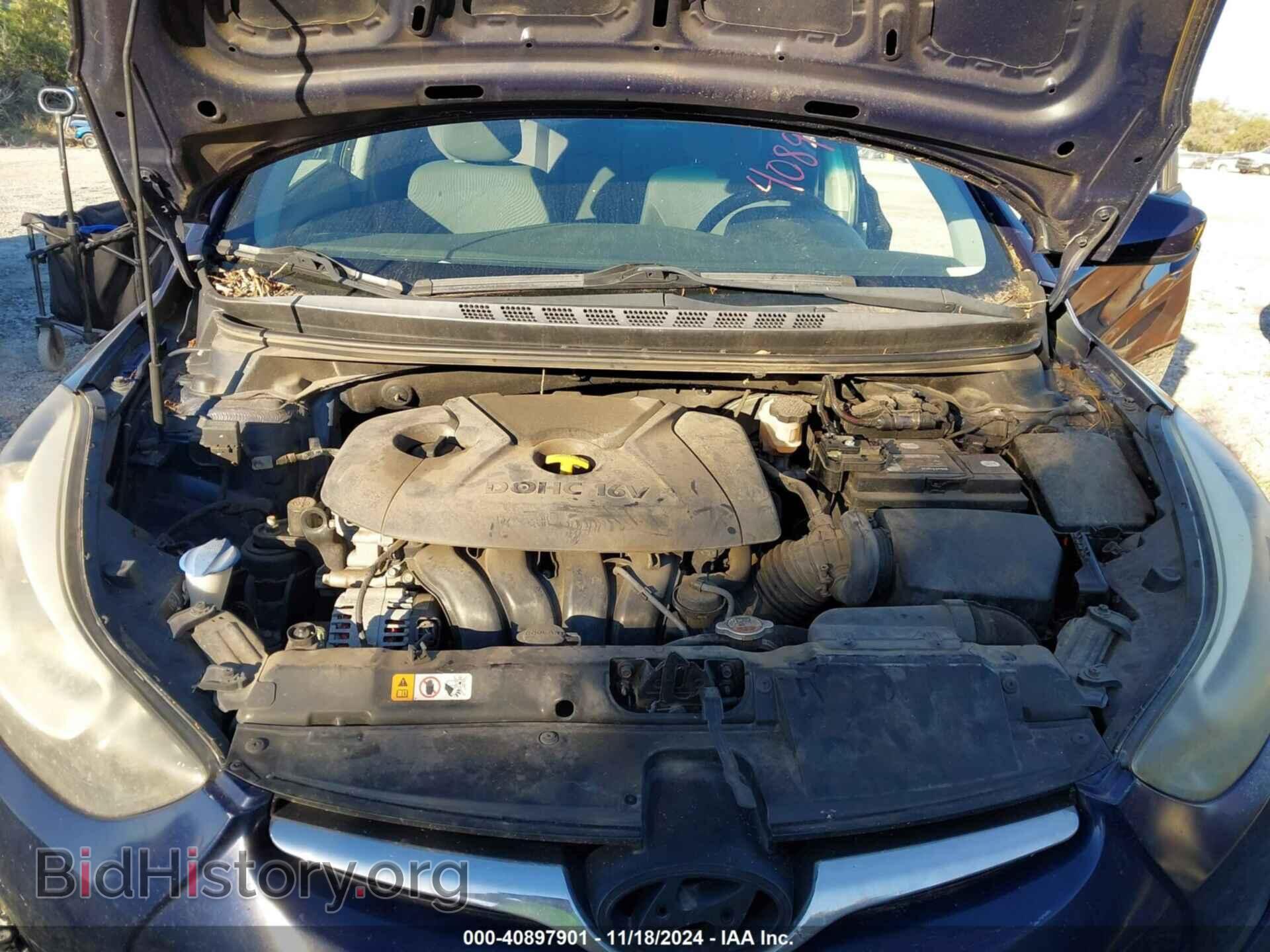 2014 HYUNDAI ELANTRA - VIN: 5NPDH4AE1EH460077 - Фото 10