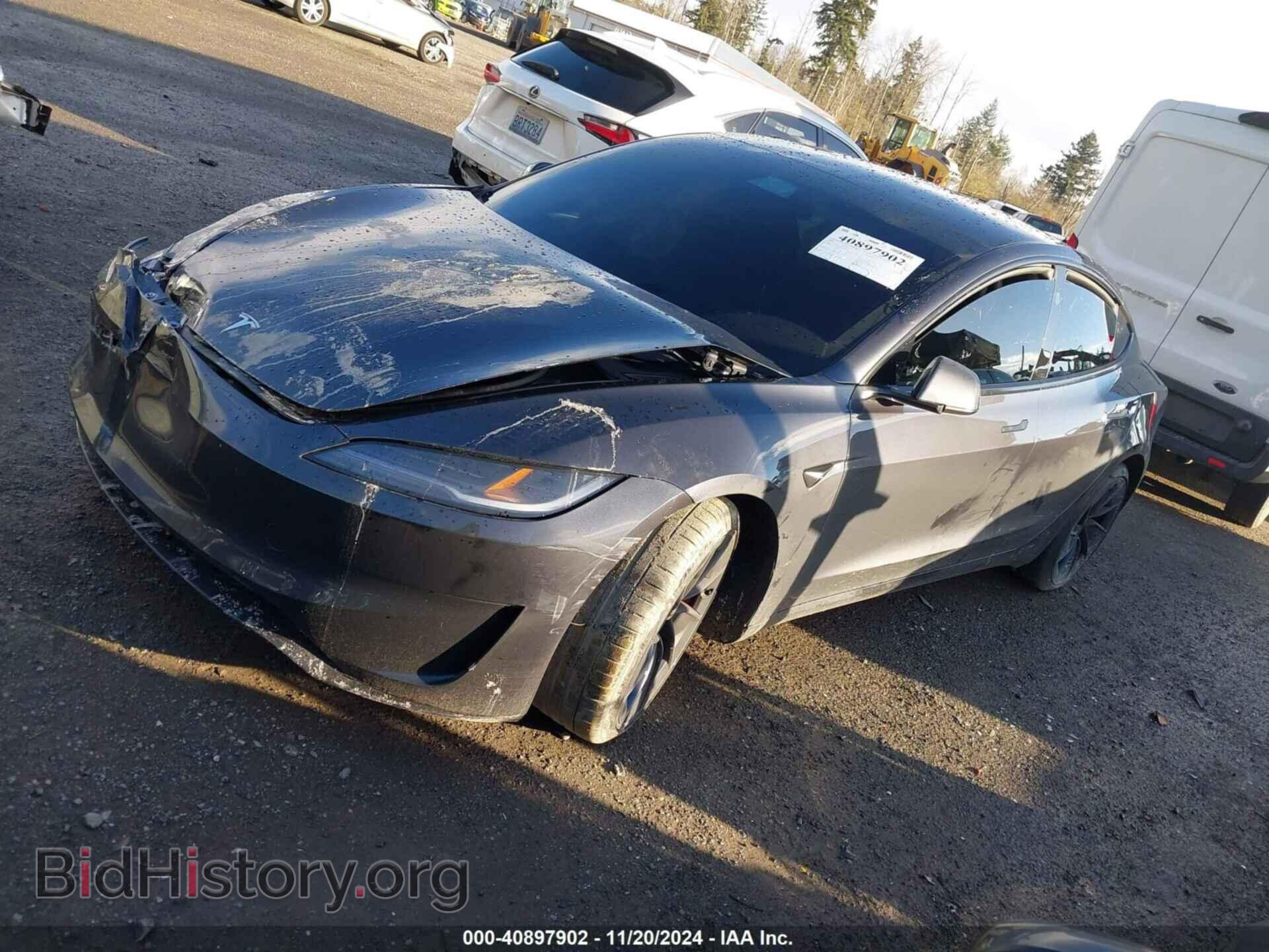 2024 TESLA MODEL 3 - VIN: 5YJ3E1ET2RF796238 - Photo 2