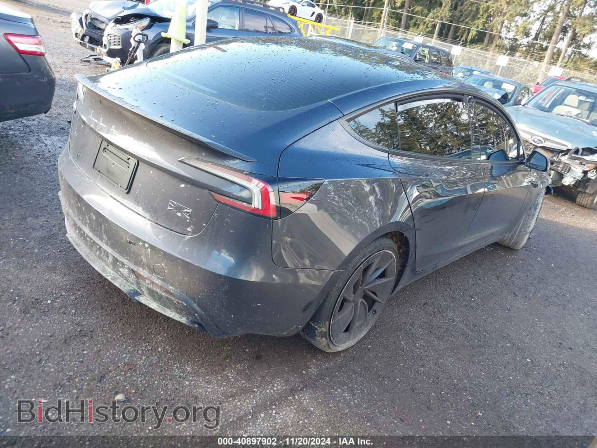 2024 TESLA MODEL 3 - VIN: 5YJ3E1ET2RF796238 - Photo 4