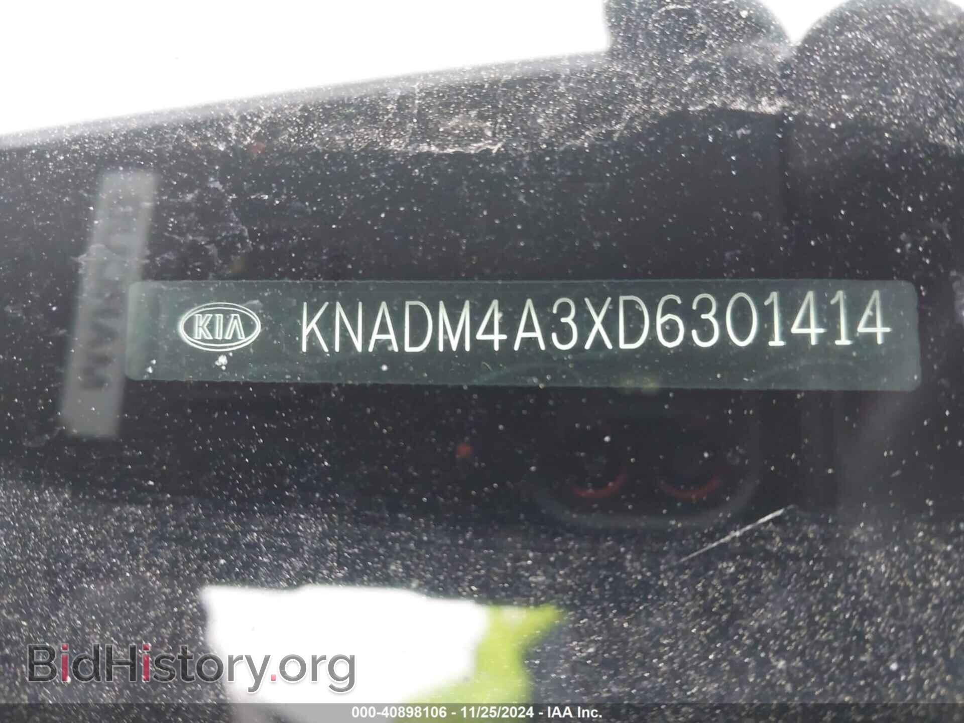 2013 KIA RIO - VIN: KNADM4A3XD6301414 - Фото 9