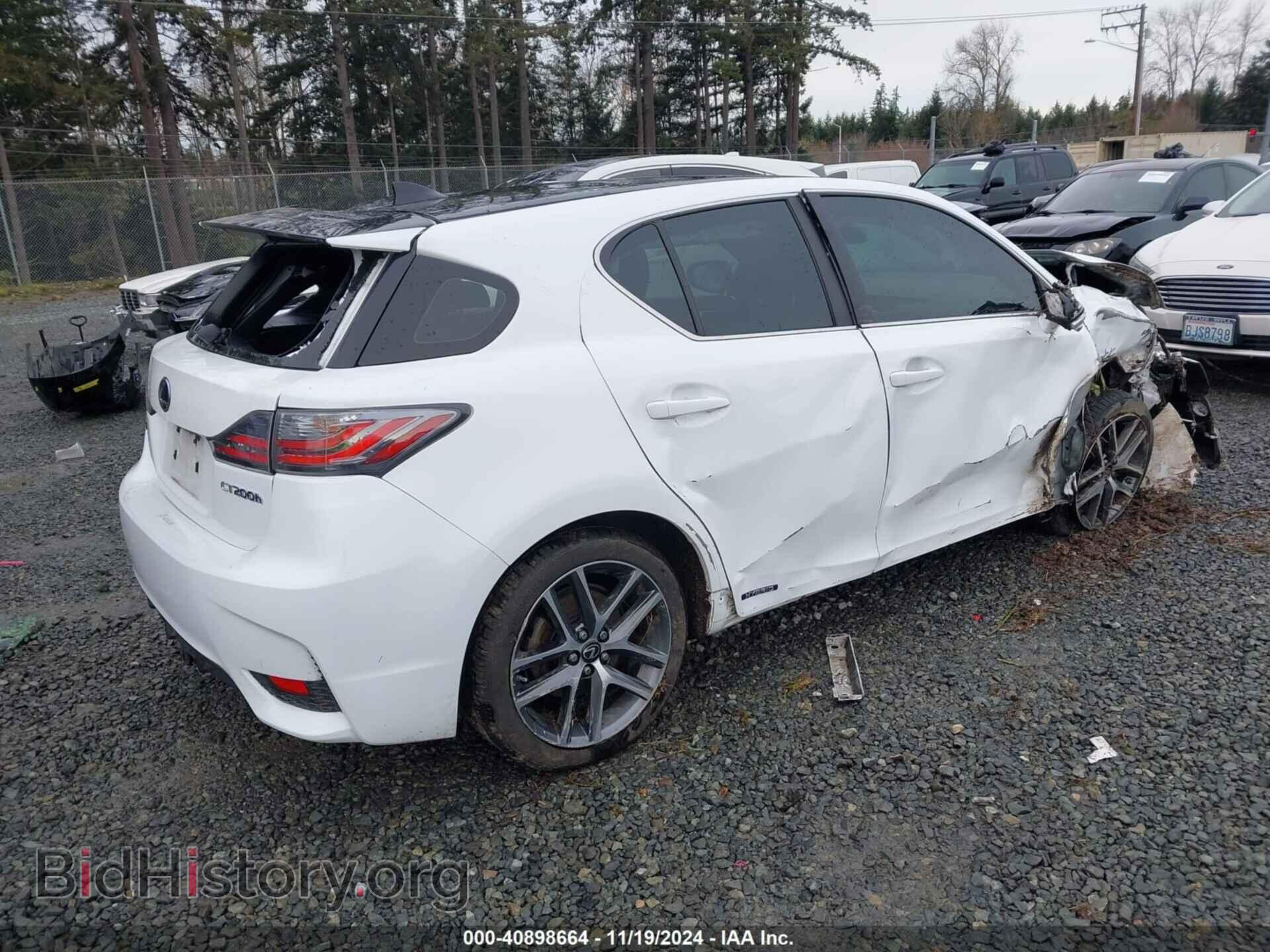2016 LEXUS CT 200H - VIN: JTHKD5BH6G2263653 - Фото 4
