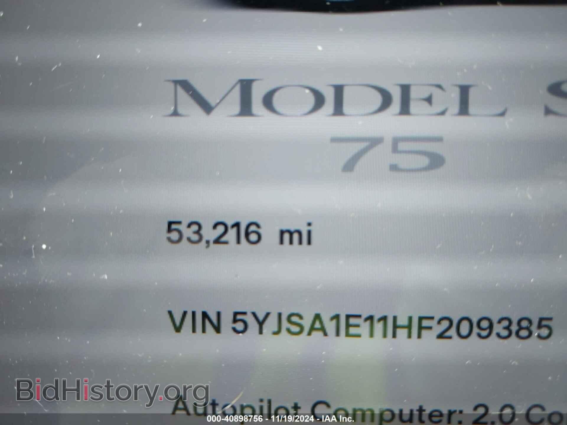 2017 TESLA MODEL S - VIN: 5YJSA1E11HF209385 - Фото 16