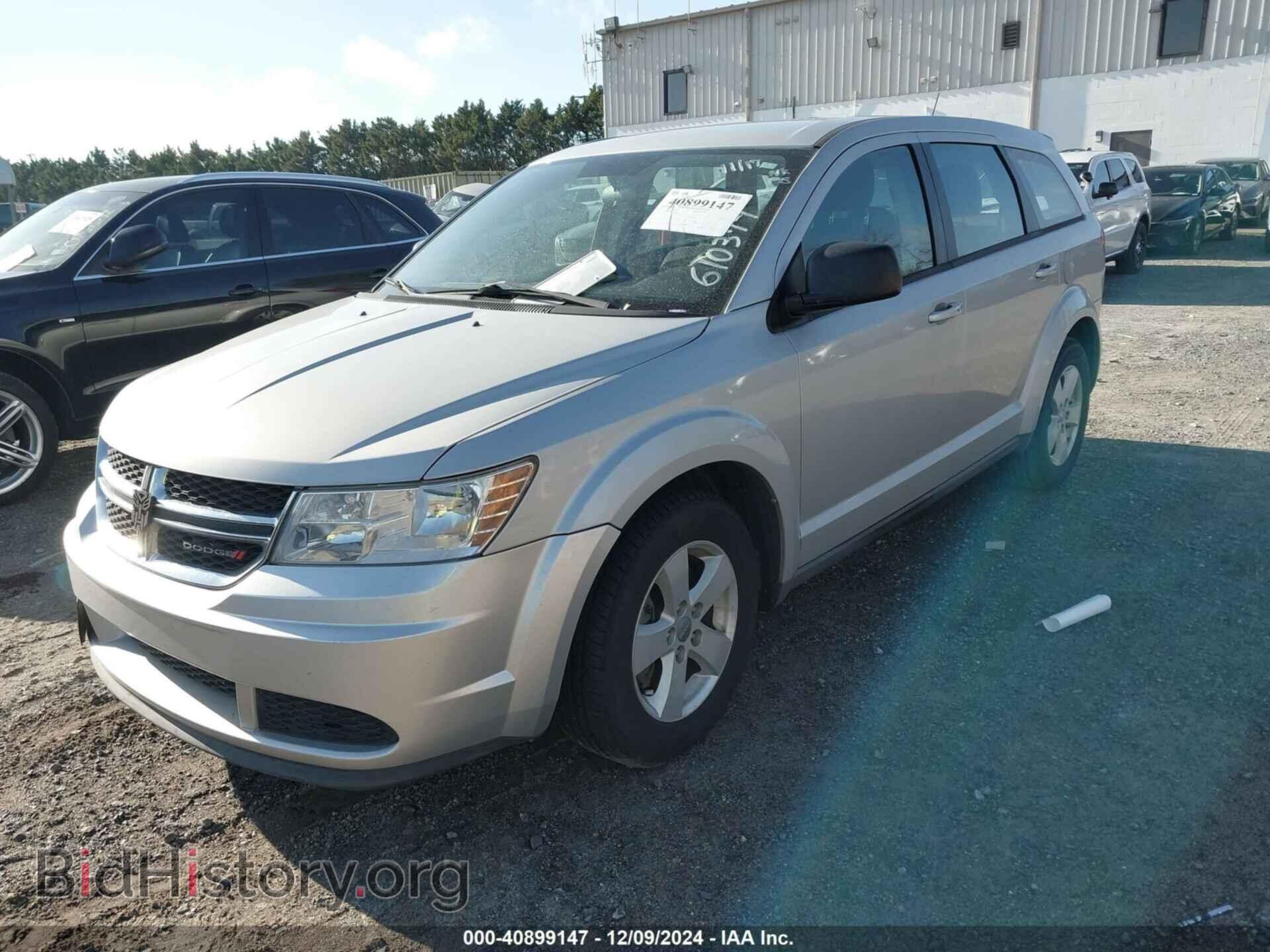 2013 DODGE JOURNEY - VIN: 3C4PDCAB3DT610374 - Фото 2