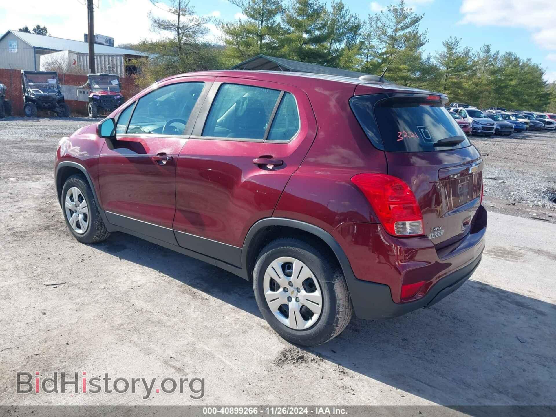 2017 CHEVROLET TRAX - VIN: 3GNCJKSB3HL163221 - Фото 3