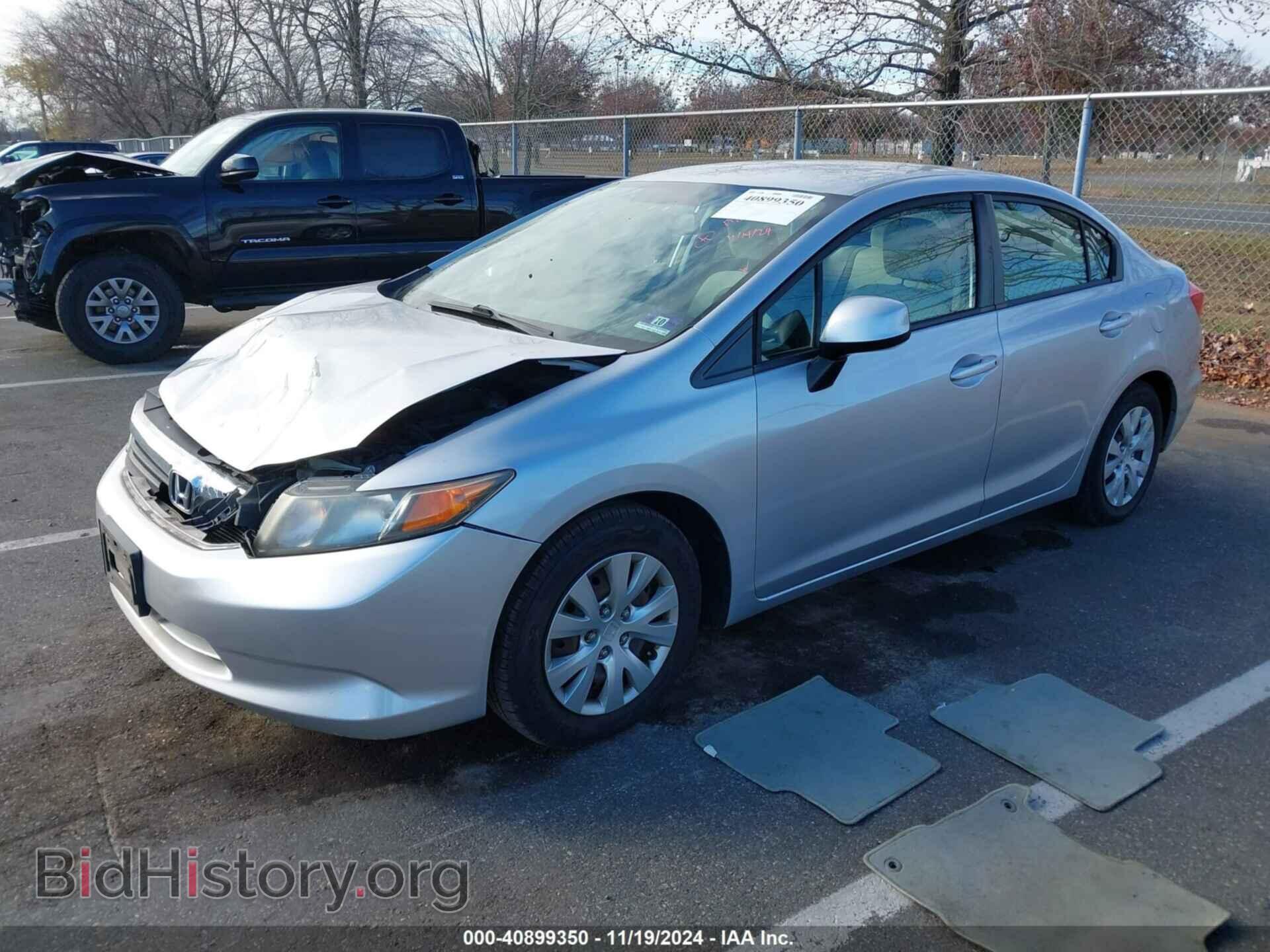 2012 HONDA CIVIC - VIN: 2HGFB2F55CH302310 - Photo 2