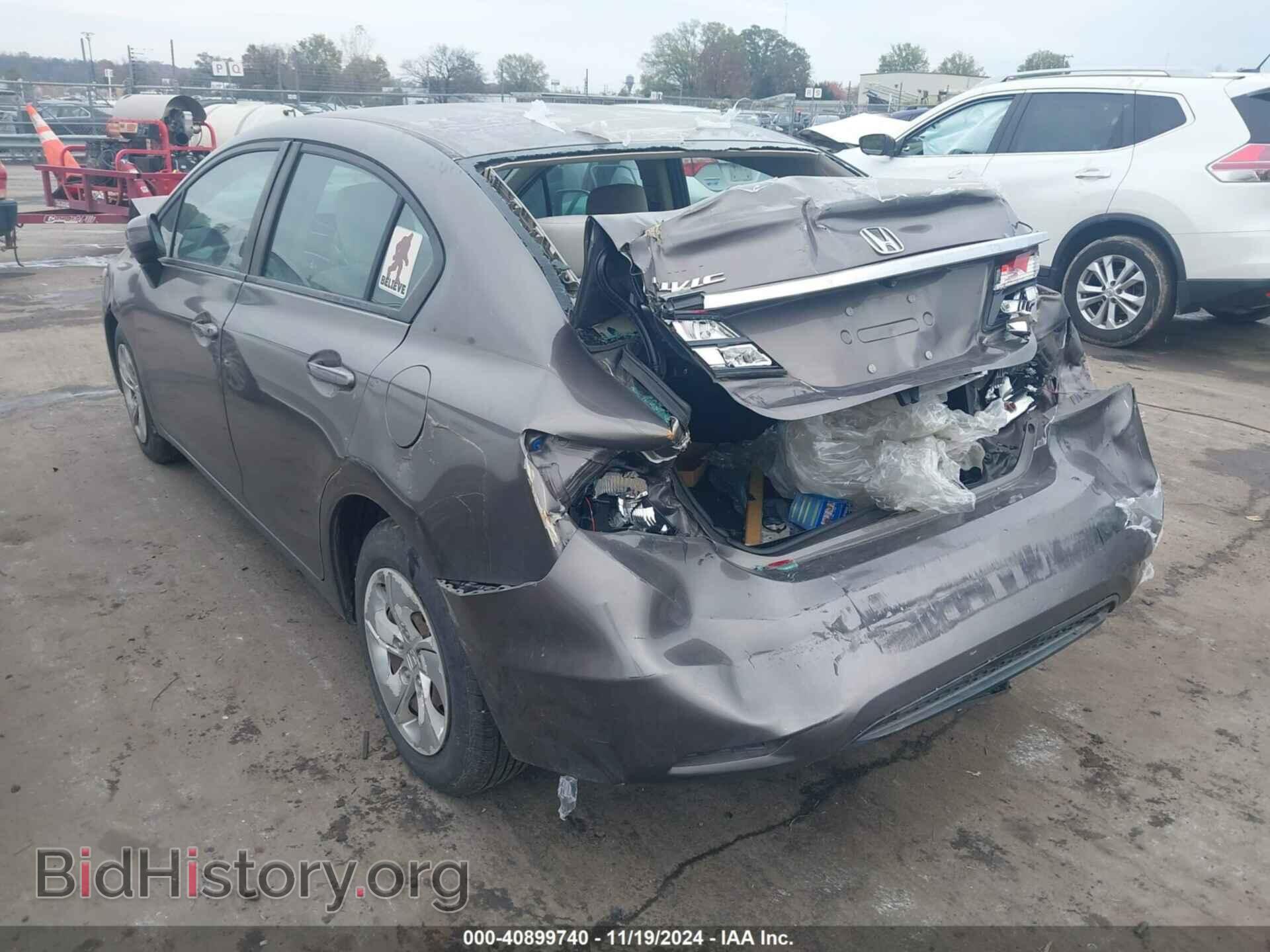 2014 HONDA CIVIC - VIN: 2HGFB2F54EH515638 - Фото 3