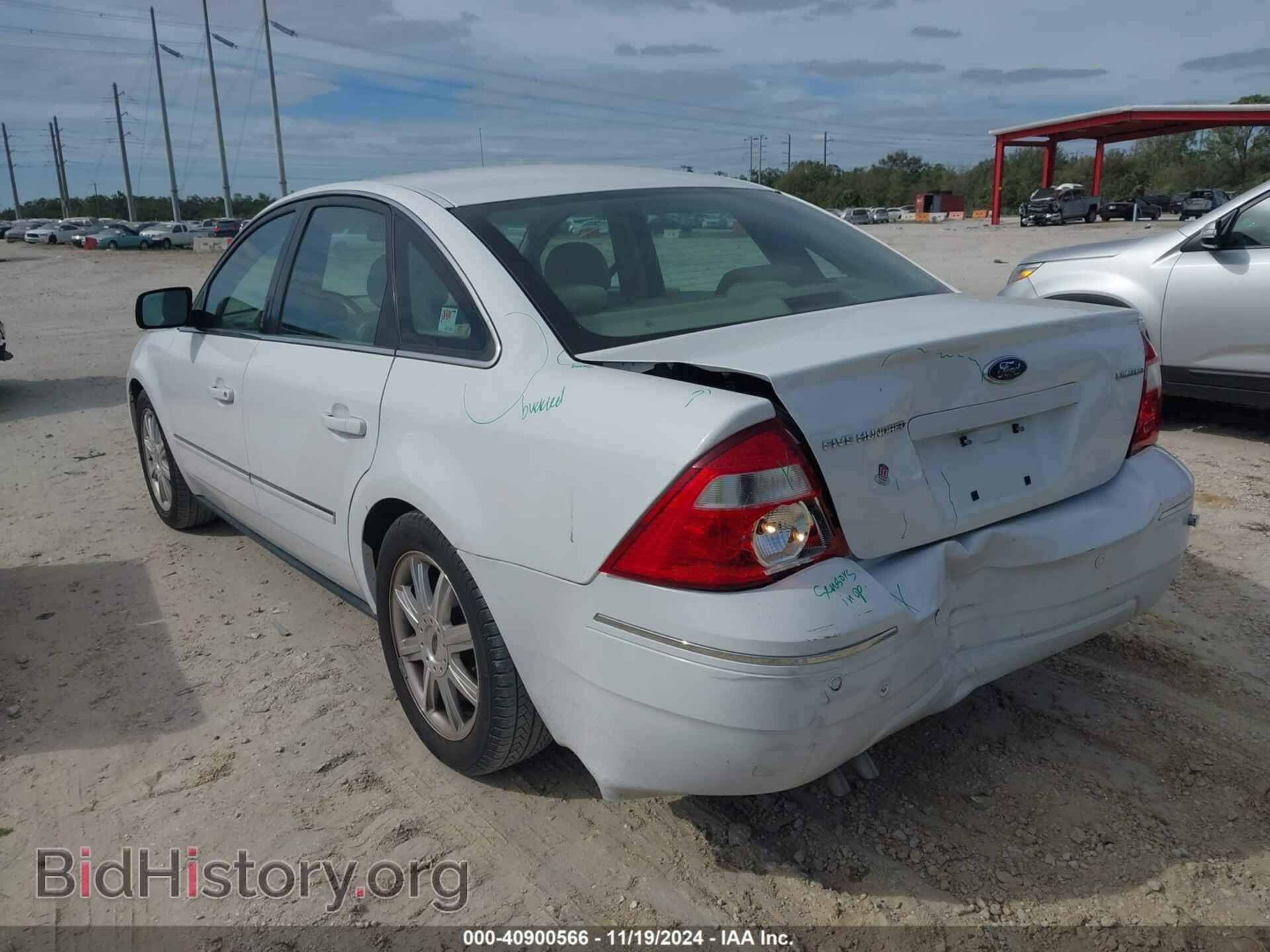 2006 FORD FIVE HUNDRED - VIN: 1FAFP25106G142261 - Фото 3