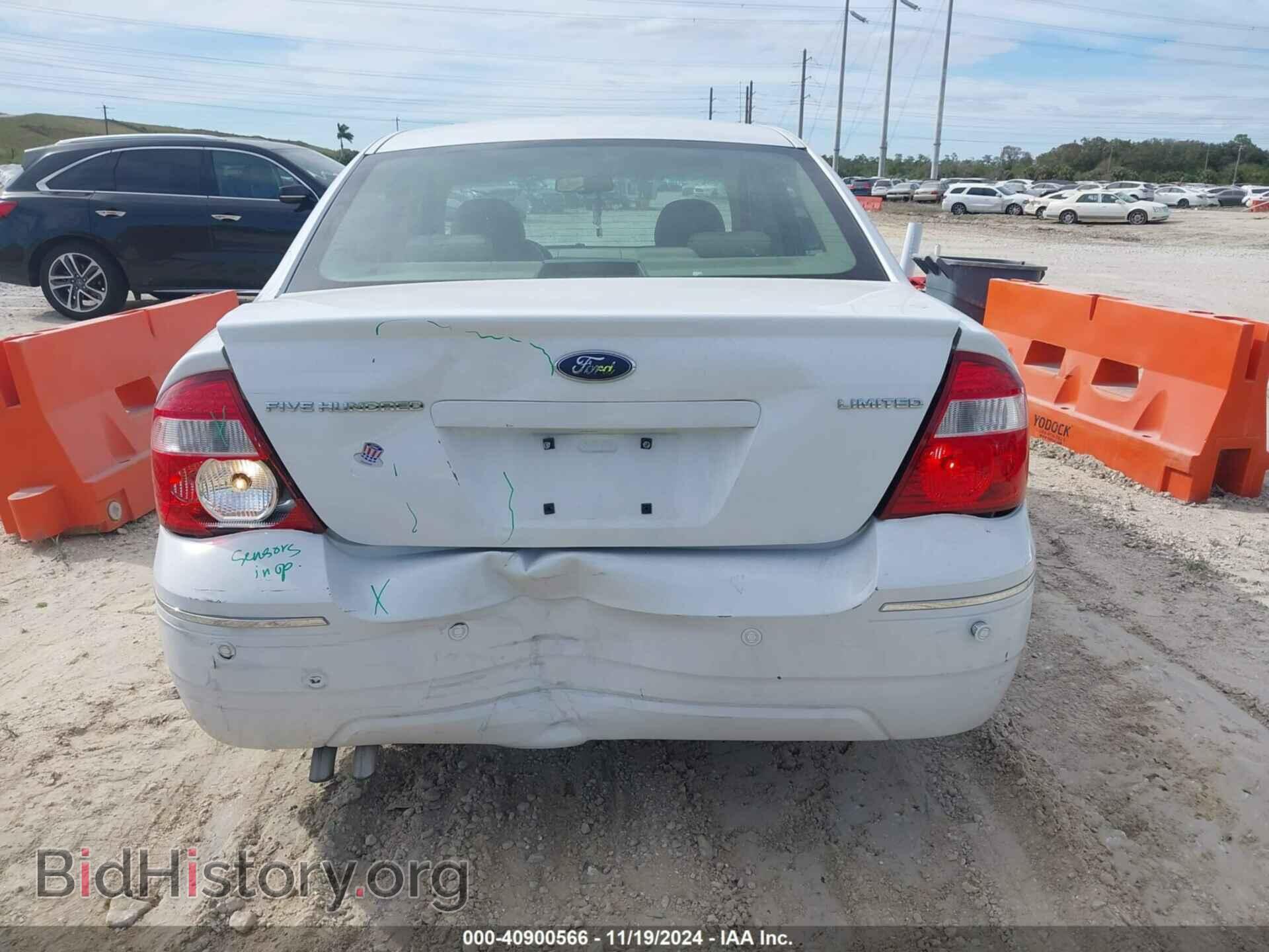 2006 FORD FIVE HUNDRED - VIN: 1FAFP25106G142261 - Фото 6