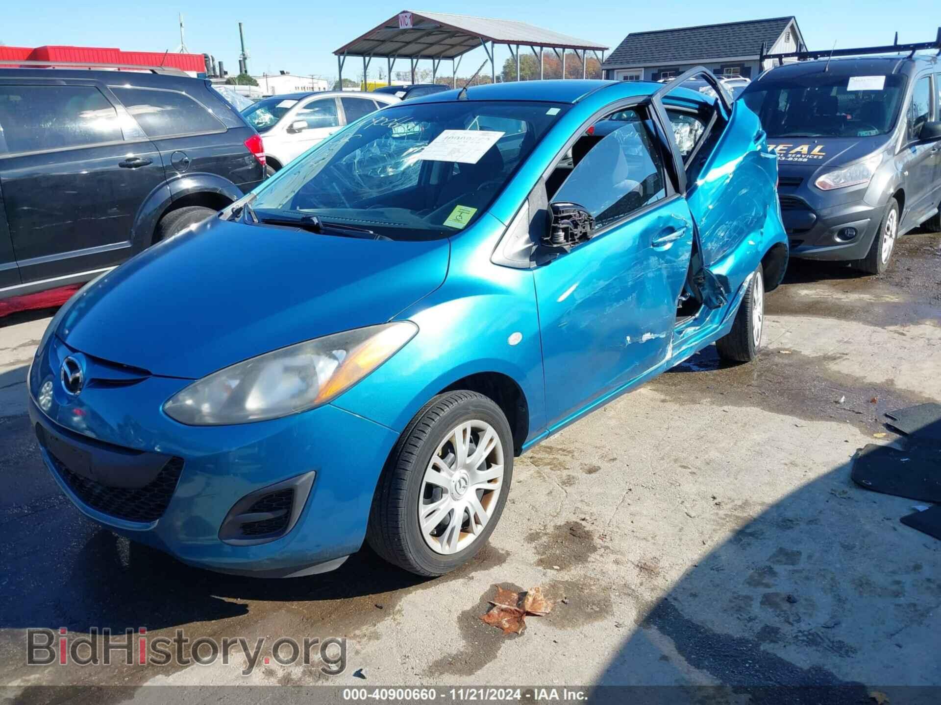 2011 MAZDA MAZDA2 - VIN: JM1DE1HZ6B0119654 - Фото 2