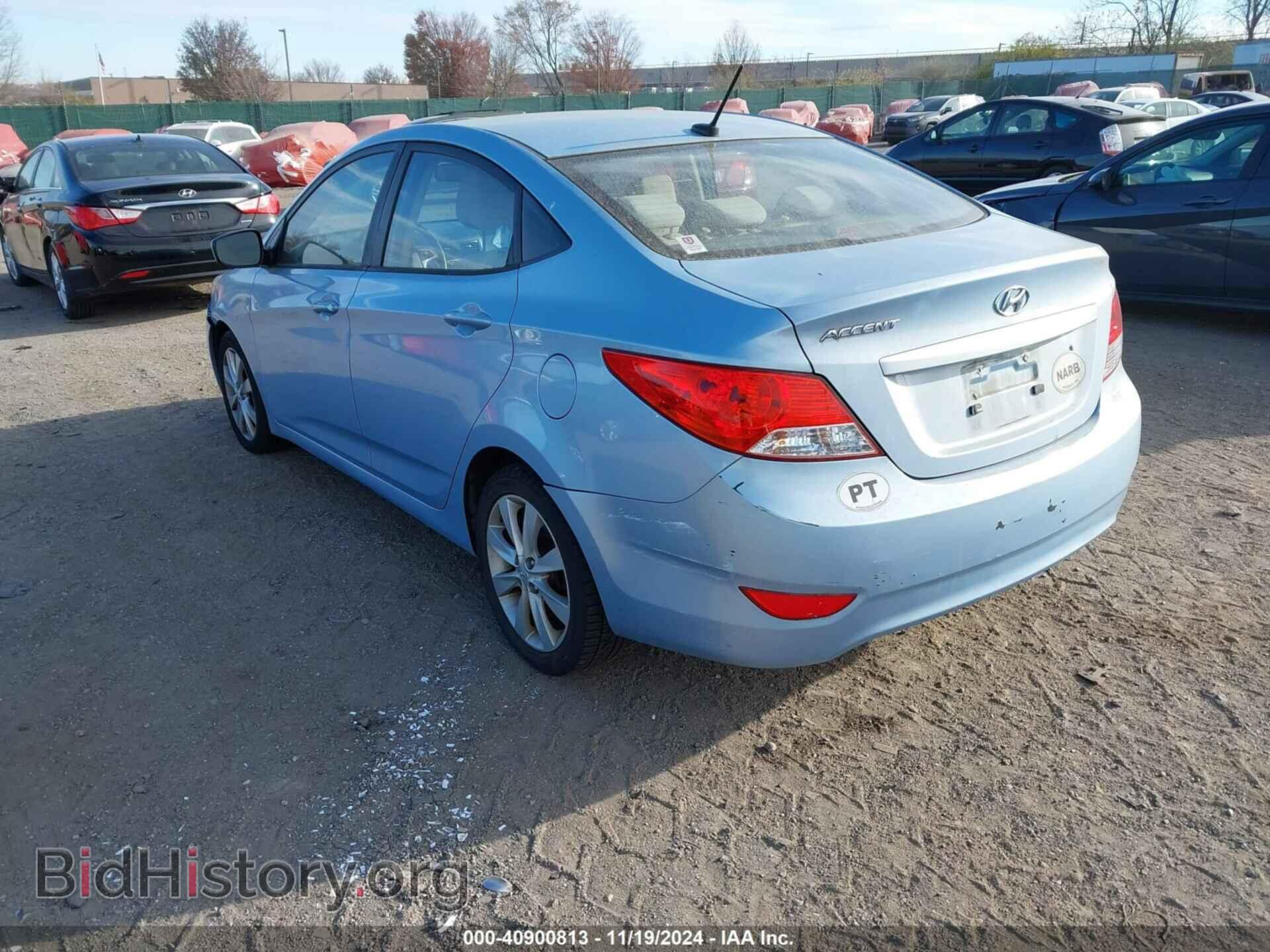 2013 HYUNDAI ACCENT - VIN: KMHCU4AE9DU582404 - Фото 3