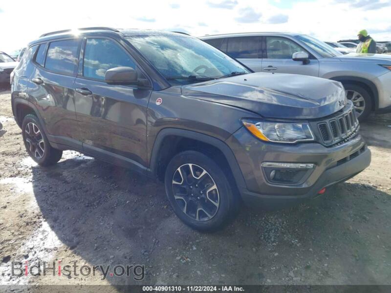 2020 Jeep COMPASS Trailhawk 4X4 (VIN 3C4NJDDB8LT163671) — фото 1 из 19, IAAI, повреждение: передняя часть