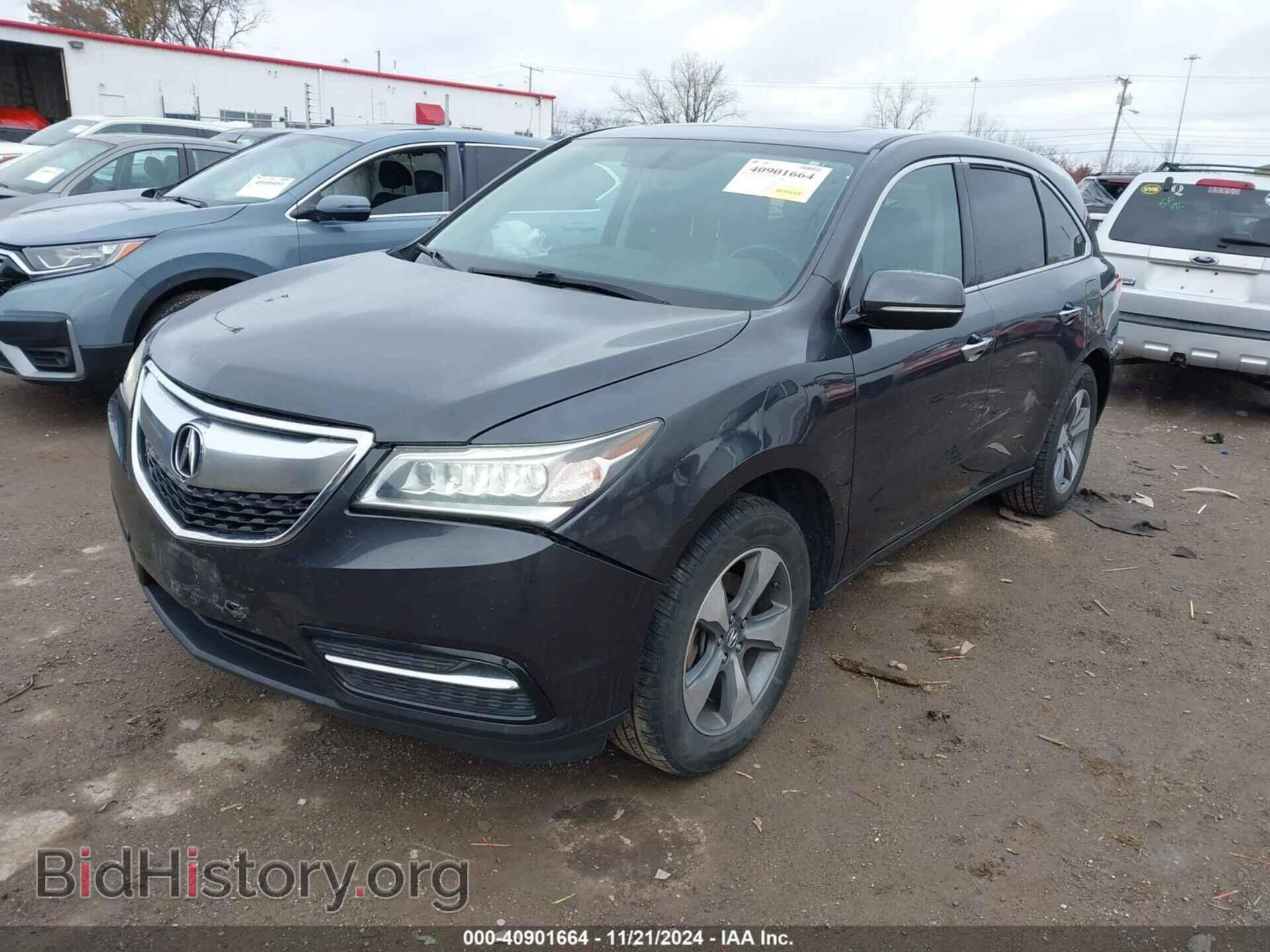 2016 ACURA MDX - VIN: 5FRYD3H29GB017730 - Фото 2