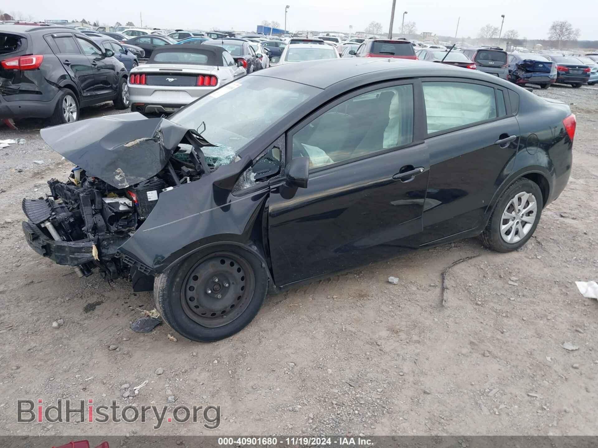 2014 KIA RIO - VIN: KNADM4A38E6332811 - Фото 2